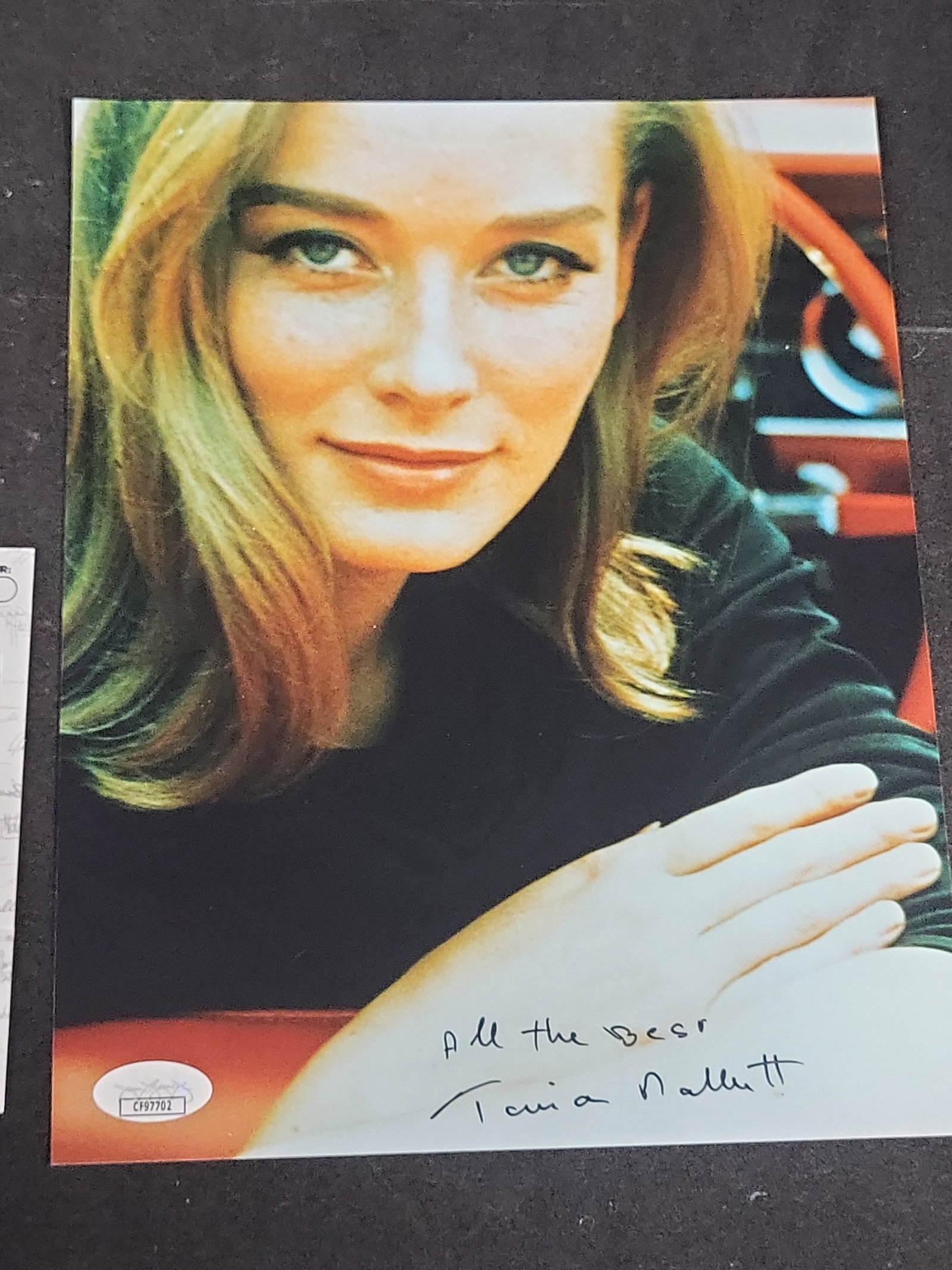 I03428 | Tania Mallet Autographed Color Photograph with JSA Authentication (1 of 2)