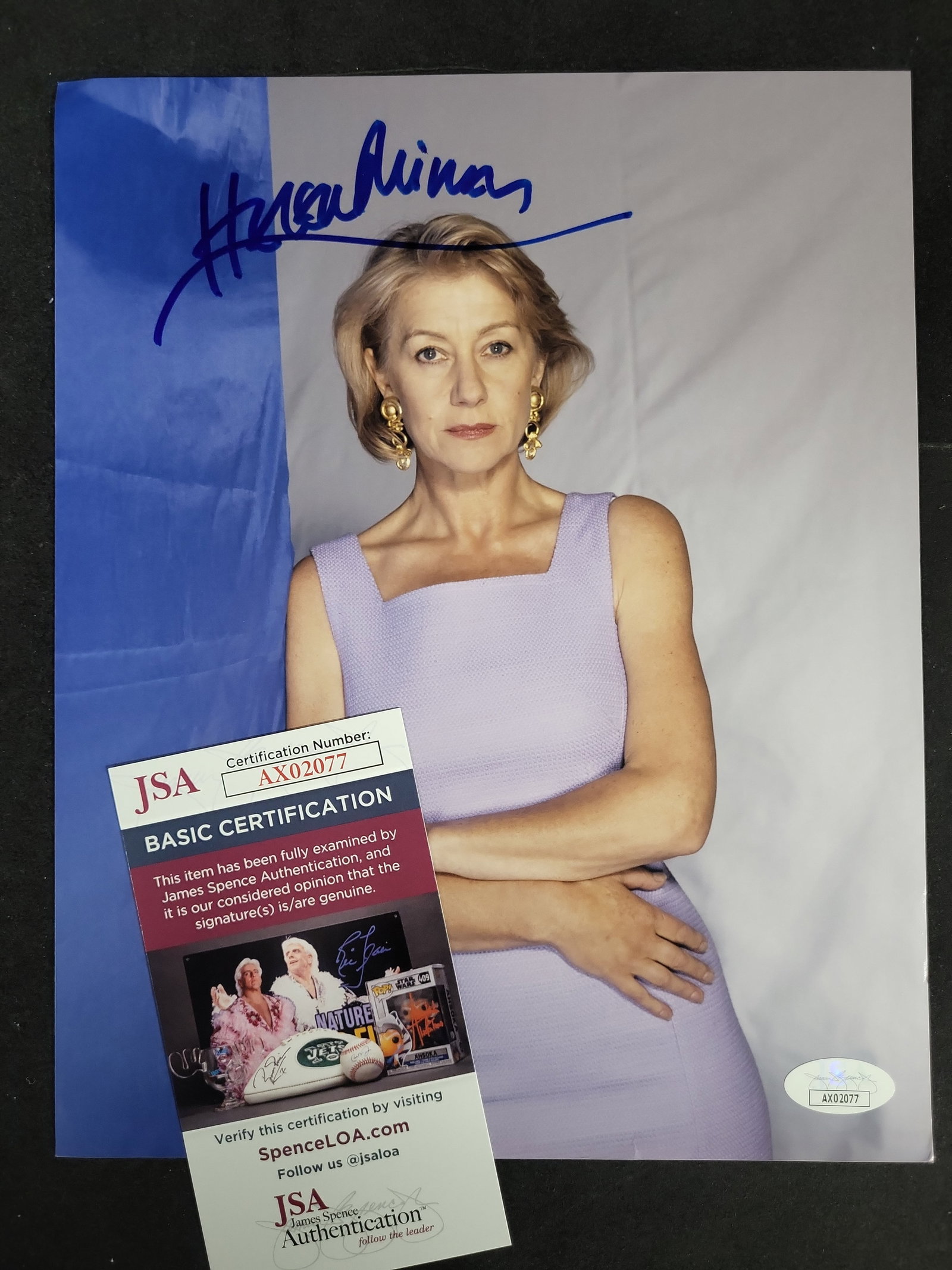 I03424 | Helen Mirren Autographed Color Photograph with JSA COA (1 of 3)