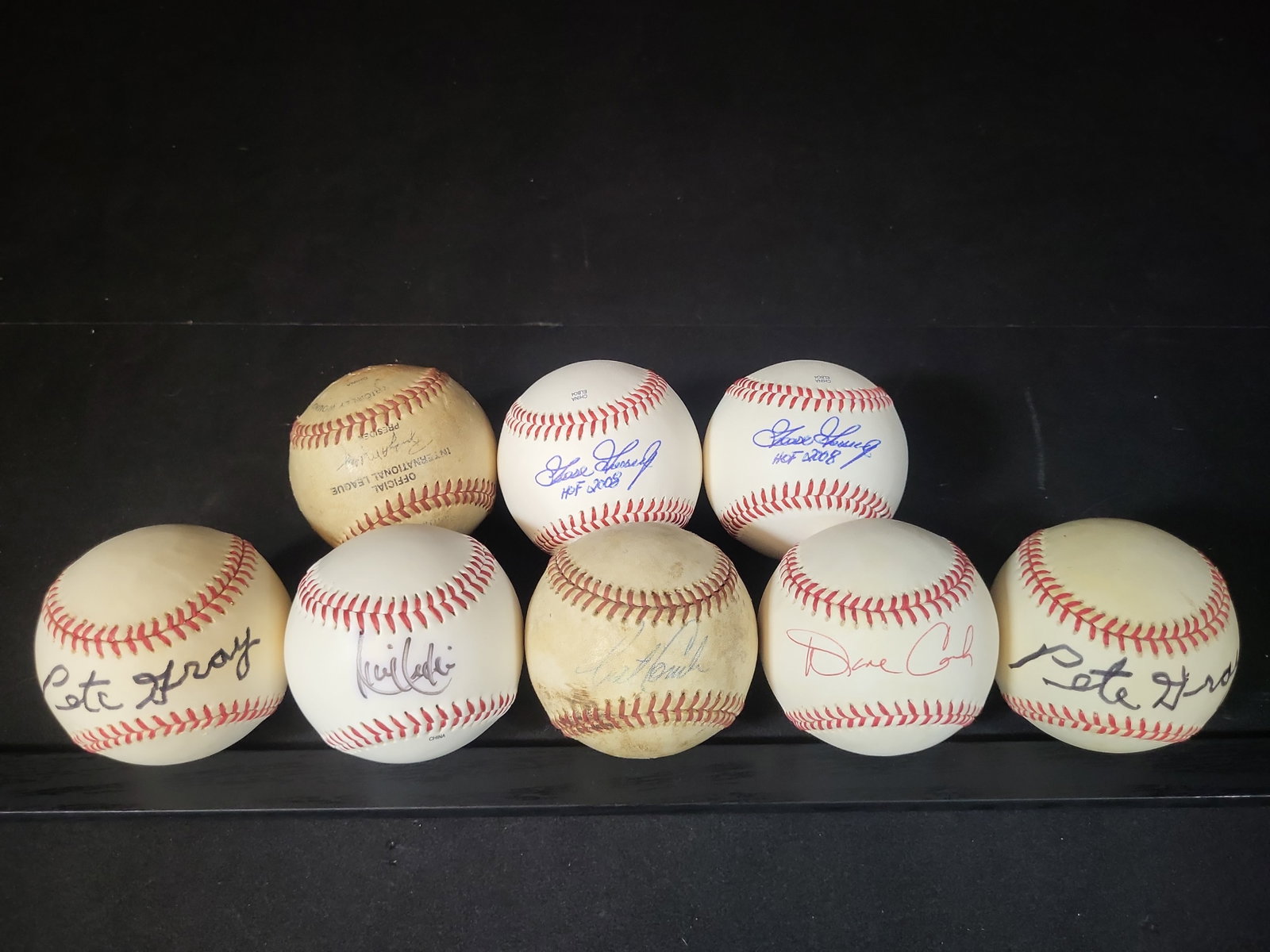 I03078 | Lot of Nine Autographed and Commemorative Baseballs Including Goose Gossage and Pete Gray (1 of 9)