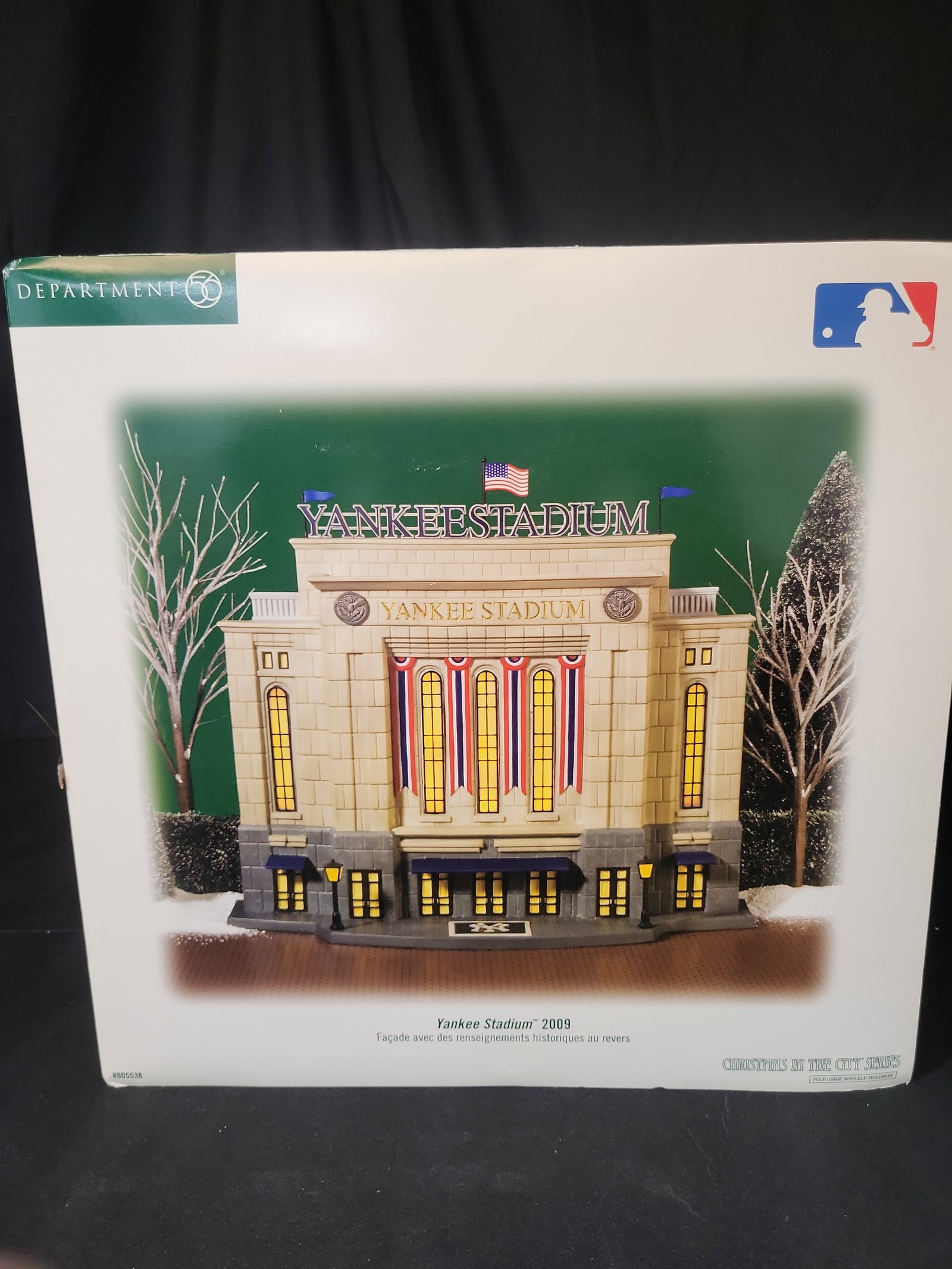I03234 | Department 56 Christmas in the City Series Yankee Stadium 2009 Building Facade Item 805538 (1 of 4)
