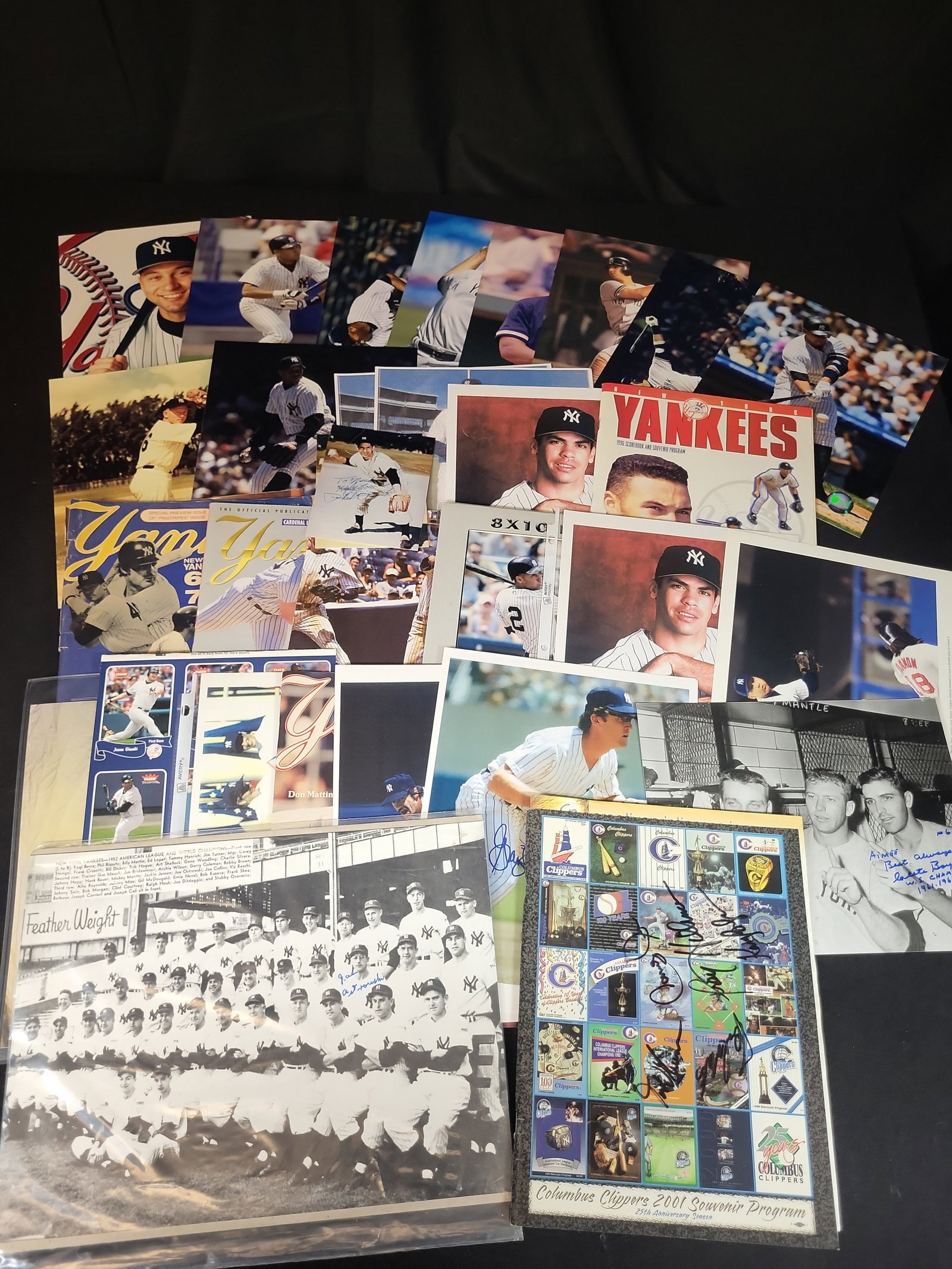 I03041 | A Collection of New York Yankees and Columbus Clippers Baseball Memorabilia Including (1 of 9)