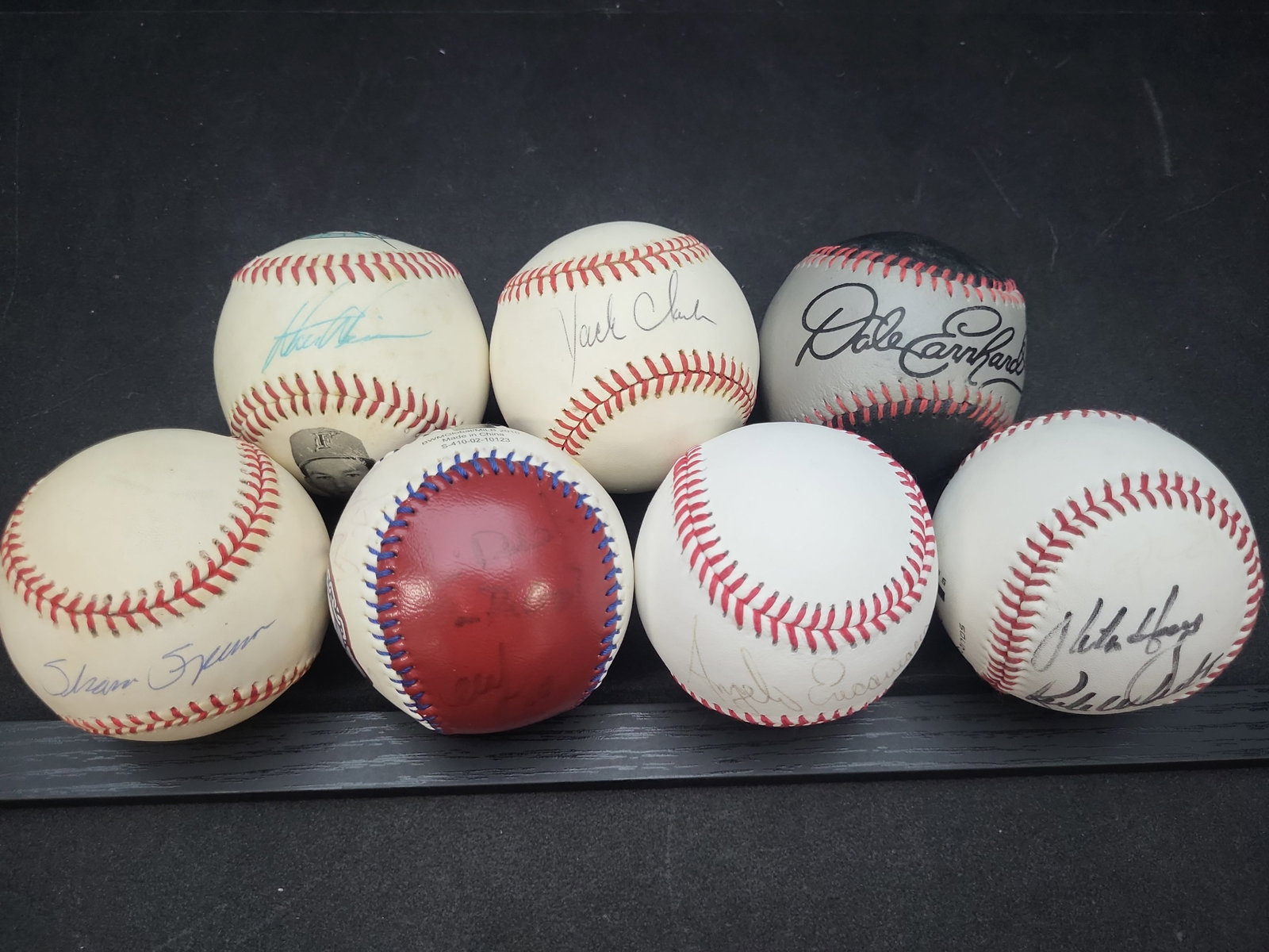 I03356 | A Collection of Seven Autographed and Novelty Baseballs Including Dale Earnhardt and Jack (1 of 16)
