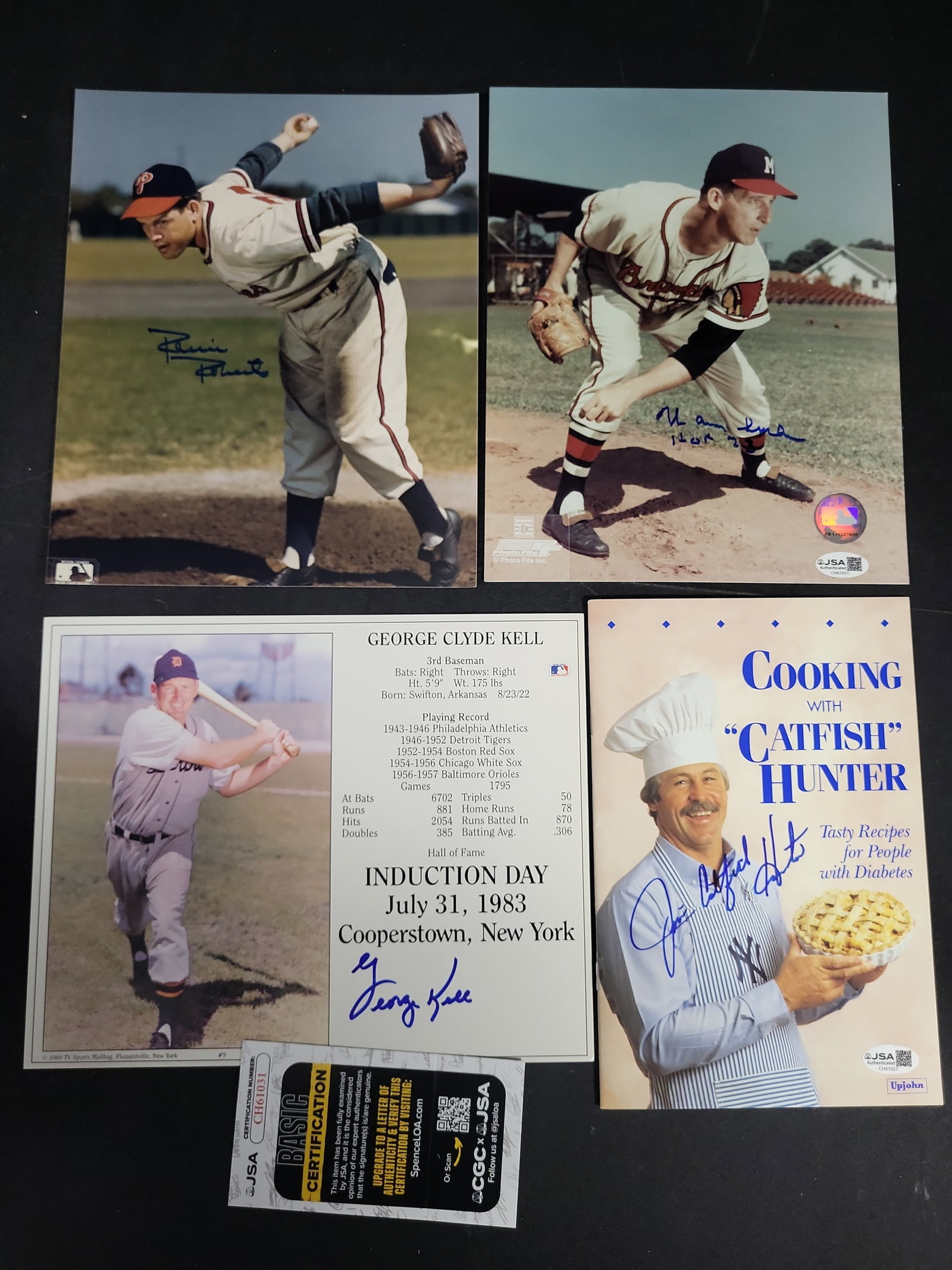 I03407 | A Collection of Autographed Baseball Memorabilia Featuring Hall of Famers Warren Spahn, (1 of 7)