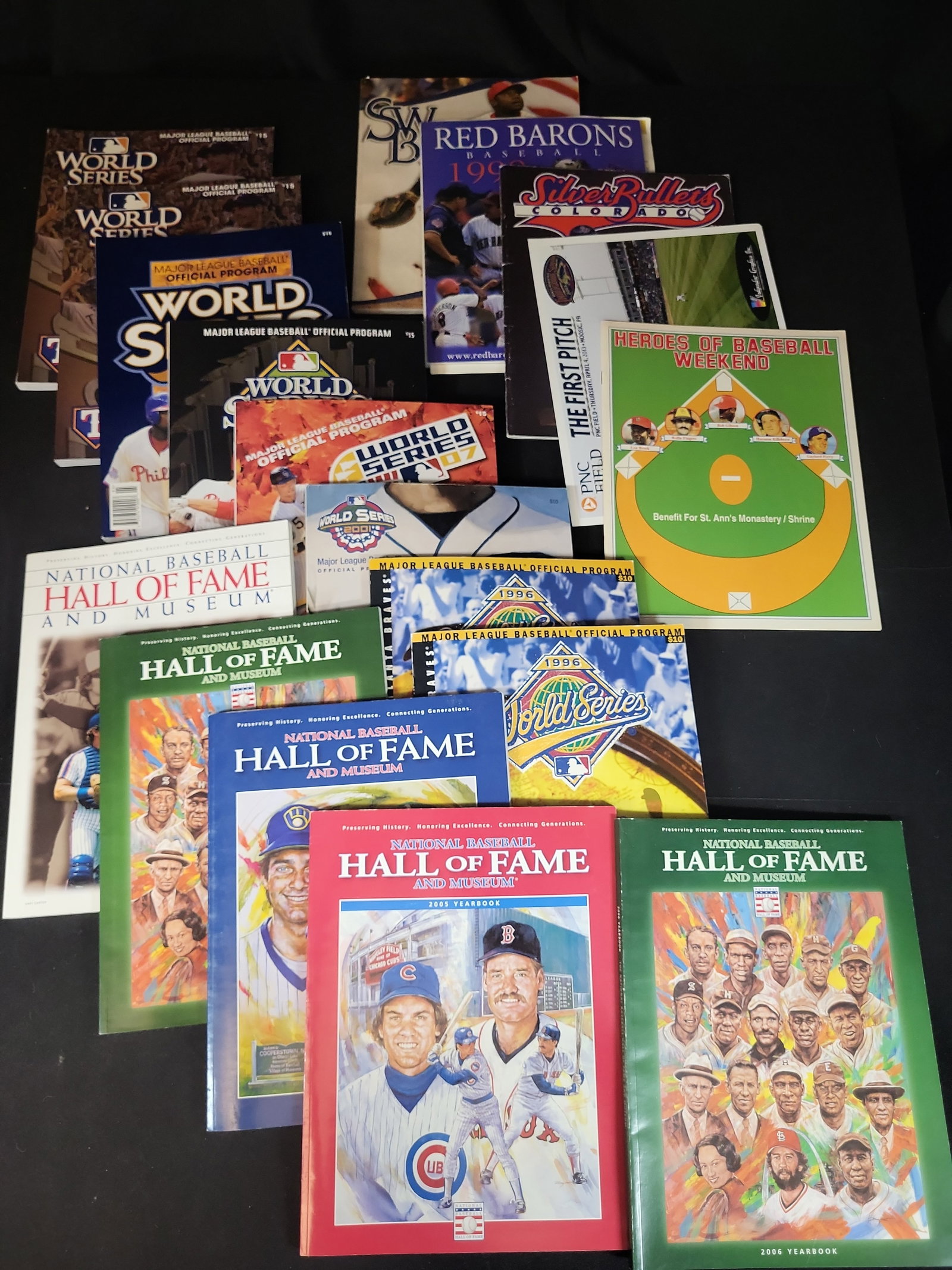 I03046 | A Collection of Major League Baseball World Series, Hall of Fame Programs, and Minor League (1 of 10)