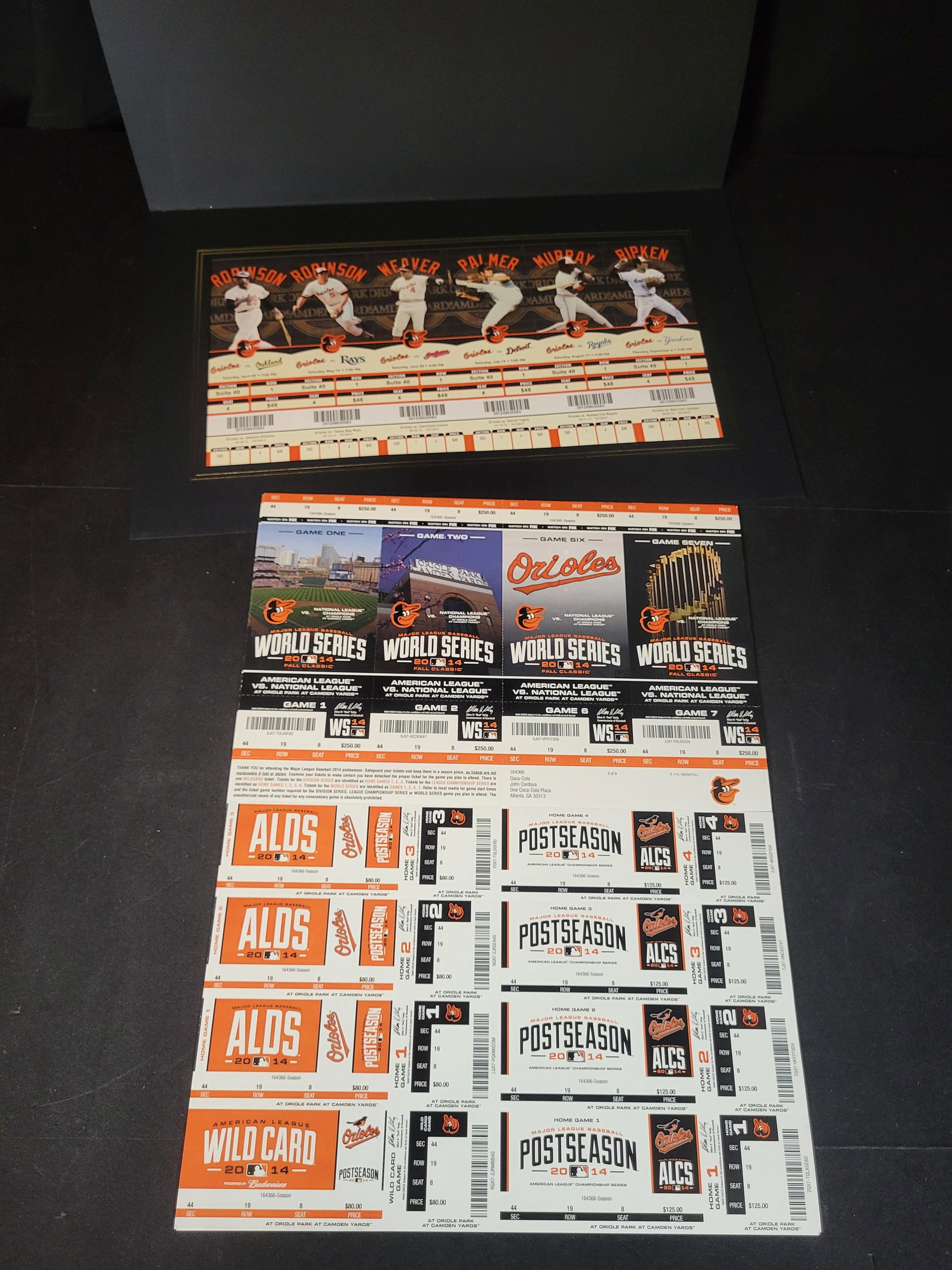 I03267 | A Collection of Baltimore Orioles Commemorative and Postseason Ticket Ephemera (1 of 6)