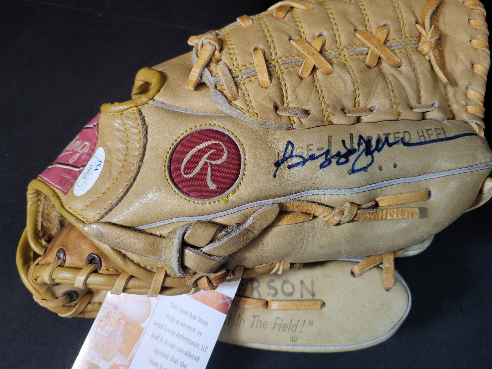I03088 | Brady Anderson Signed Rawlings Baseball Glove with JSA Authentication (1 of 3)