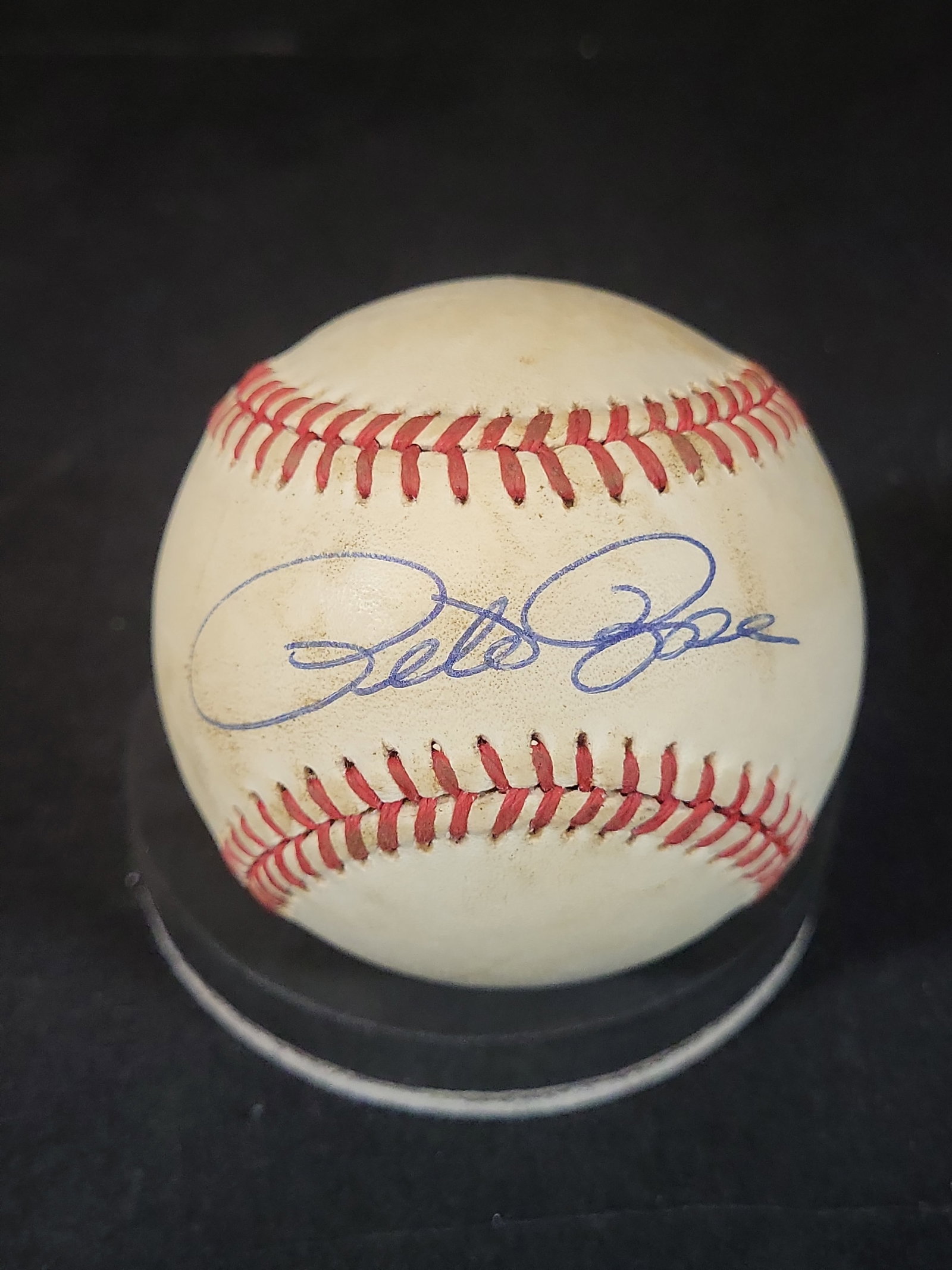 I03304 | Pete Rose Autographed Rawlings Official National League Baseball with JSA Authentication (1 of 2)