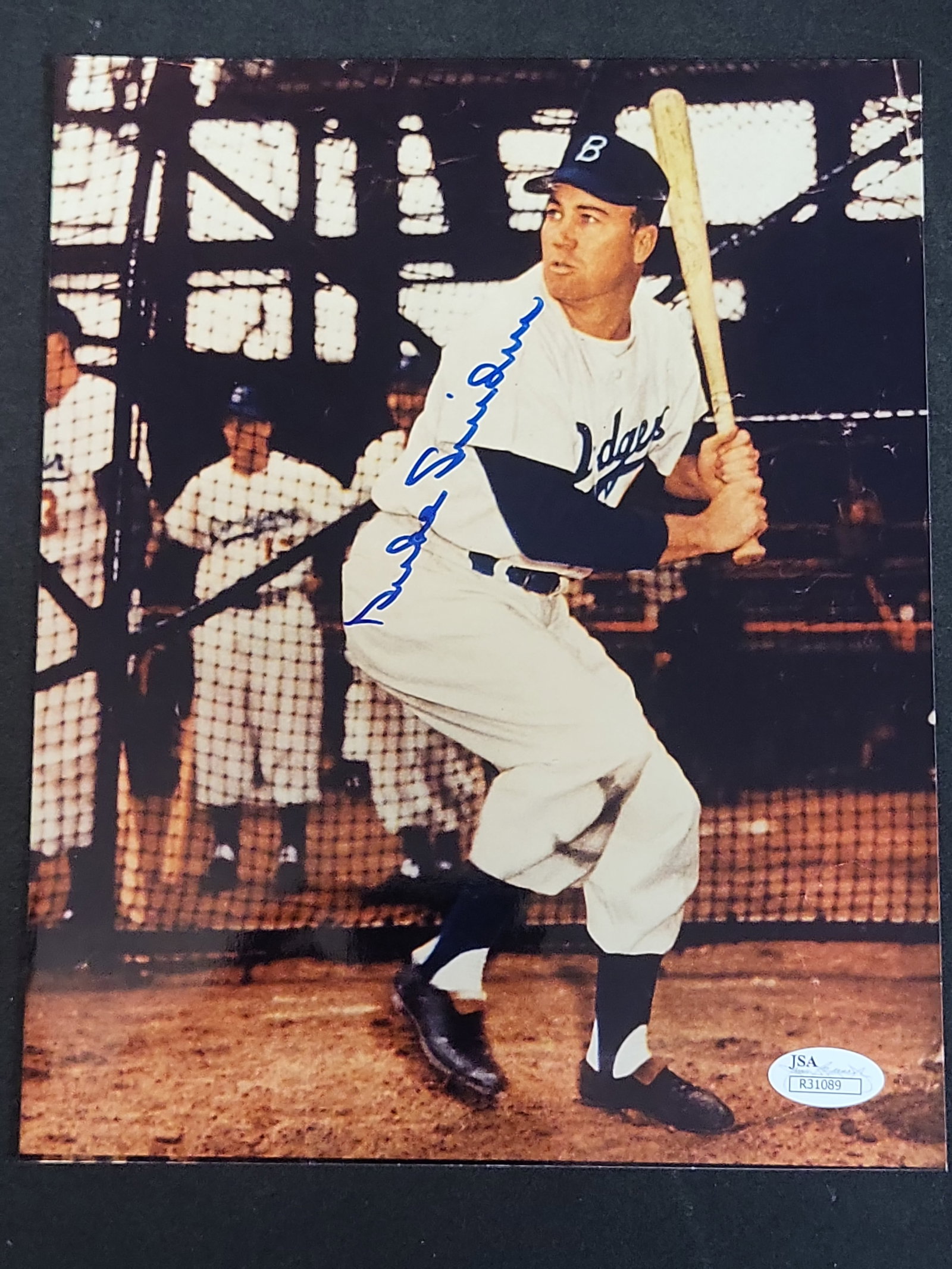 I03308 | Duke Snider Signed Brooklyn Dodgers Photograph JSA Authenticated (1 of 3)