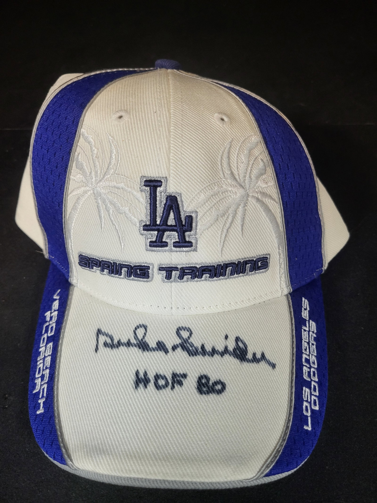 I03090 | Duke Snider Signed Los Angeles Dodgers Spring Training Baseball Cap with MLB Authentication (1 of 4)