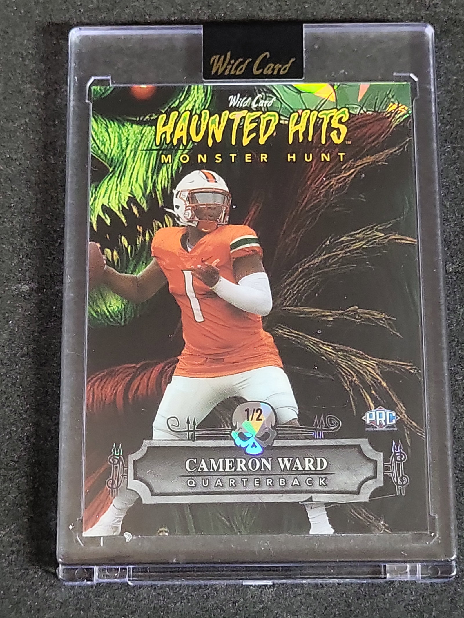 I03891 | 2024 Wild Card Haunted Hits Monster Hunt Cameron Ward PRC Serial Numbered 1/2 (1 of 3)