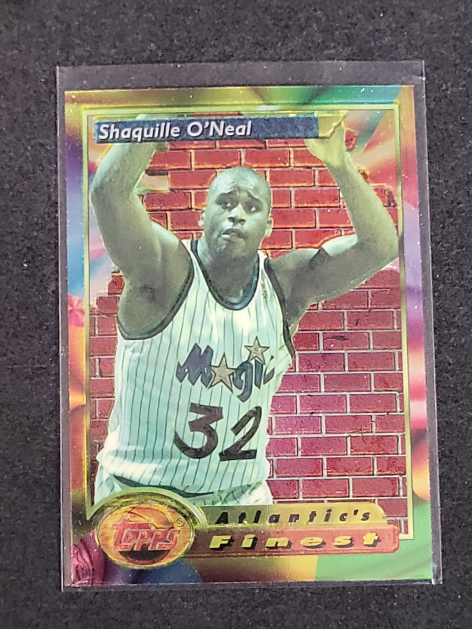 I03129 | 1993-94 Topps Finest Shaquille O'Neal Atlantic's Finest #99 Basketball Card: BID PER WHAT YOU SEE IN THE PHOTO, NOT THE AI GENERATED TITLES AND DESCRIPTIONS! 1993-94 Topps Finest Shaquille O'Neal Atlantic's Finest #99 Basketball Card This is a 1993-94 Topps Finest basketball t