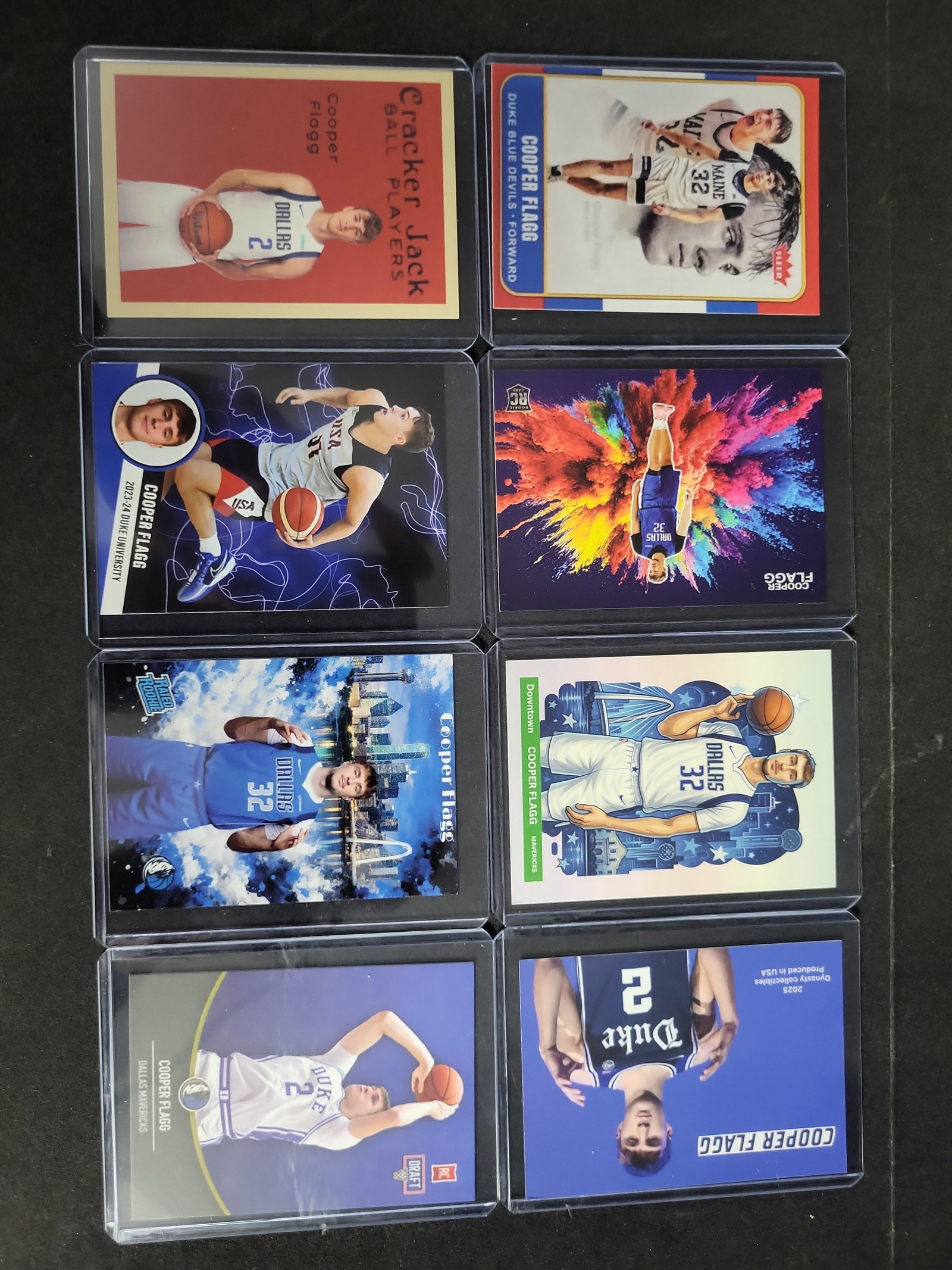 I03289 | Eight Cooper Flagg Custom Novelty Art Basketball Cards (1 of 4)