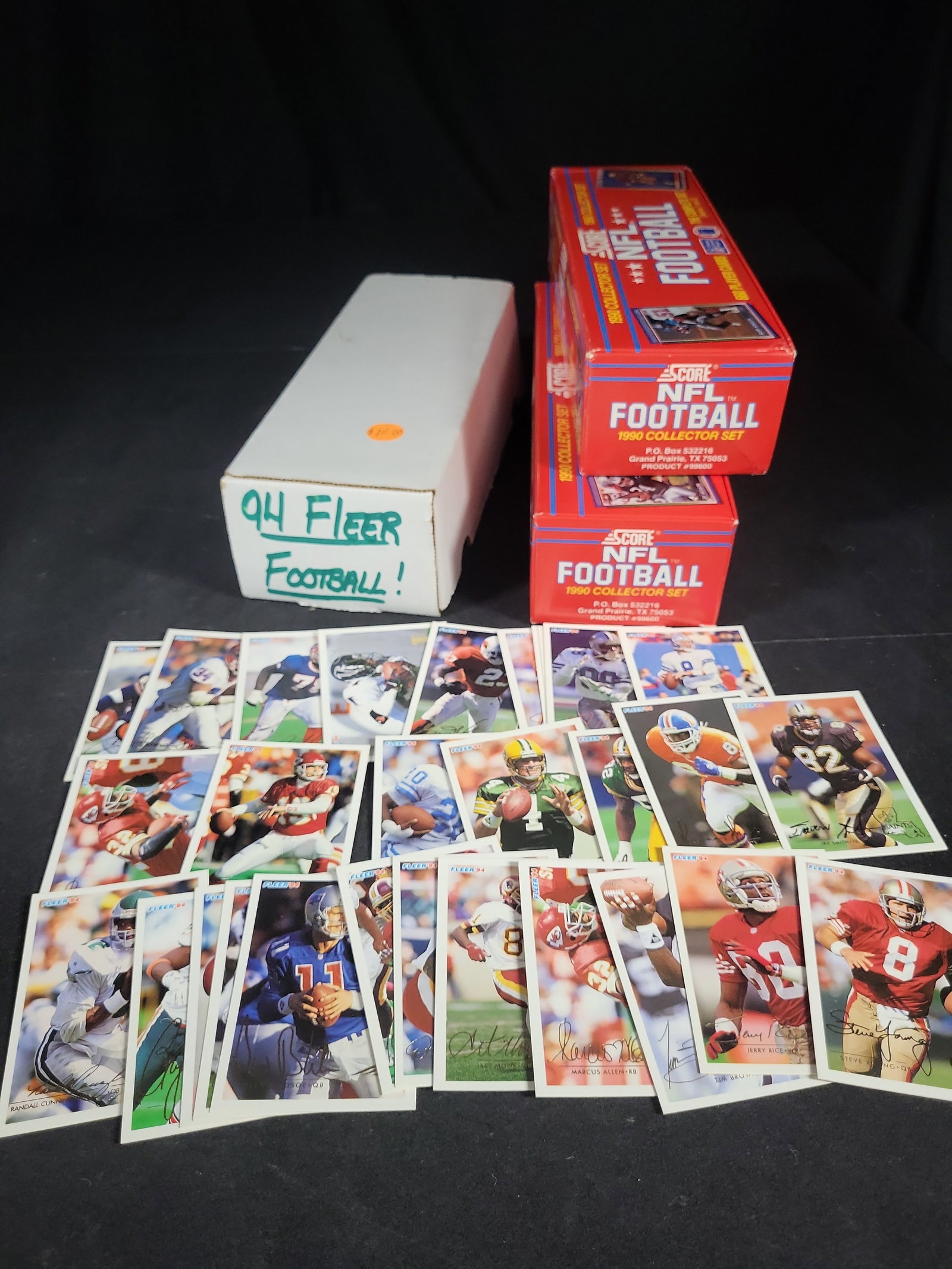 I03830 | A Collection of 1990 Score NFL Football Complete Sets and 1994 Fleer Football Trading Cards (1 of 5)