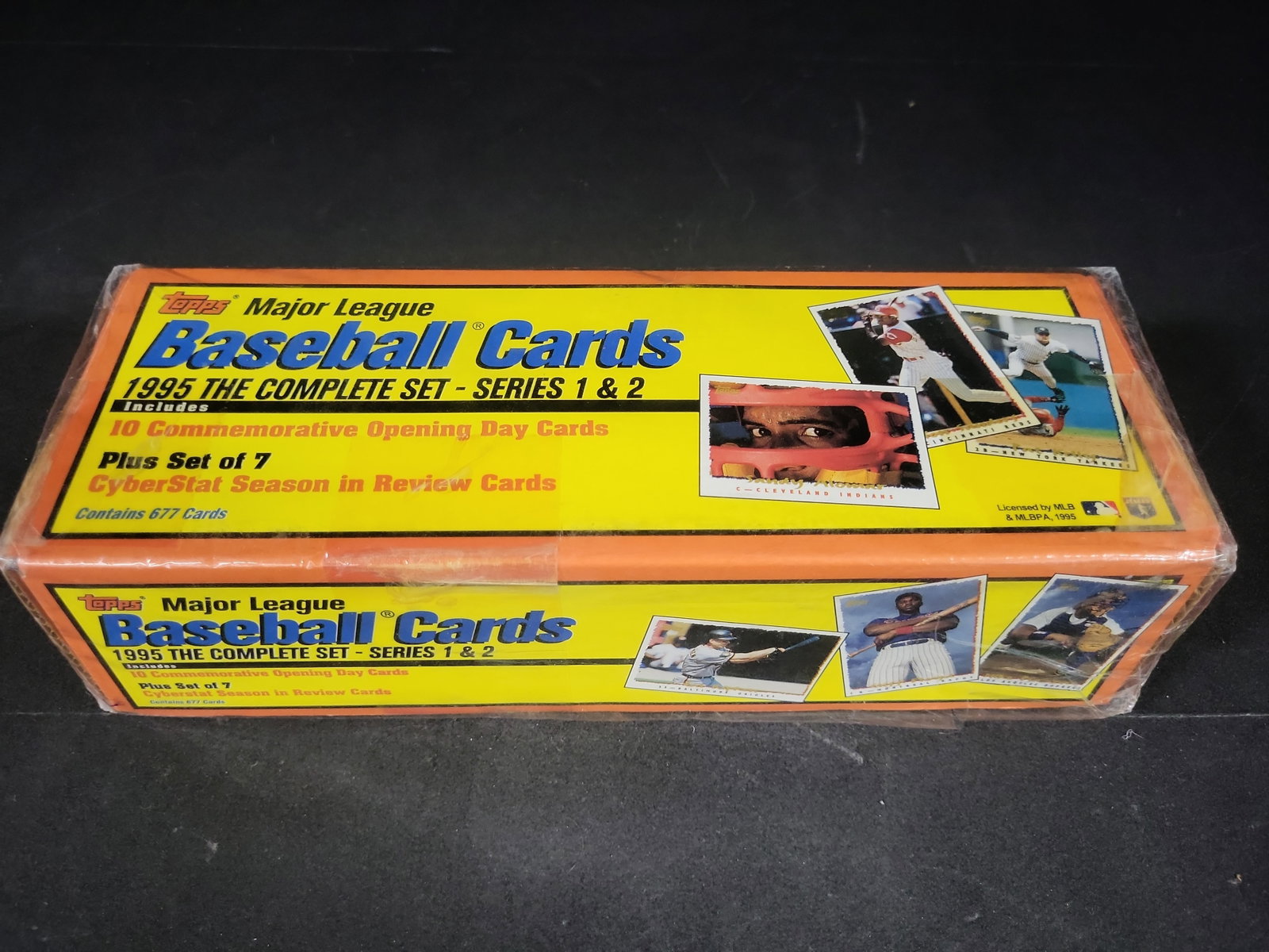 I03823 | 1995 Topps Major League Baseball Complete Set Series 1 and 2 Factory Sealed Box (1 of 6)