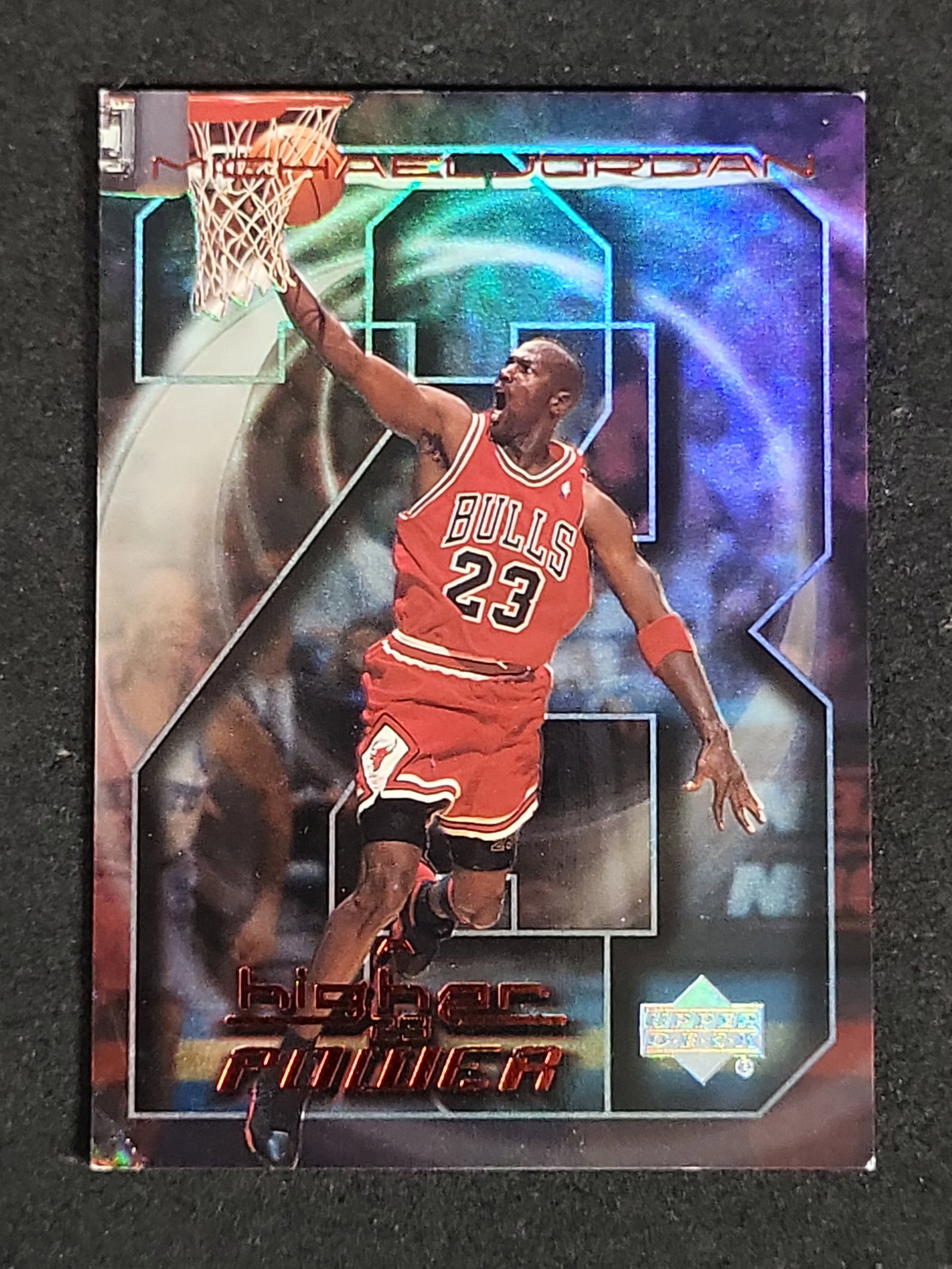 I03882 | 1999-00 Upper Deck Michael Jordan A Higher Power Insert Card MJ2 (1 of 2)