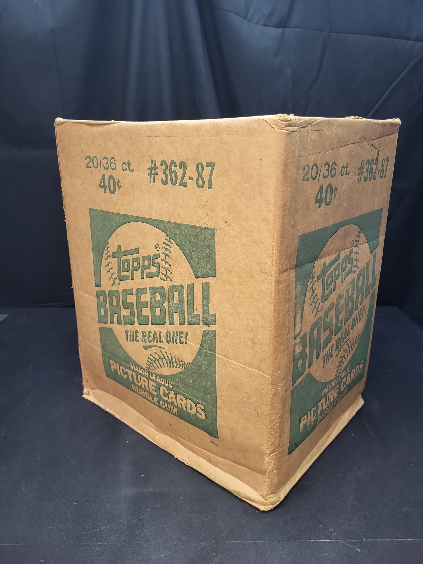 I03169 | Full 1987 Topps Baseball Wax Box Case Complete (1 of 5)