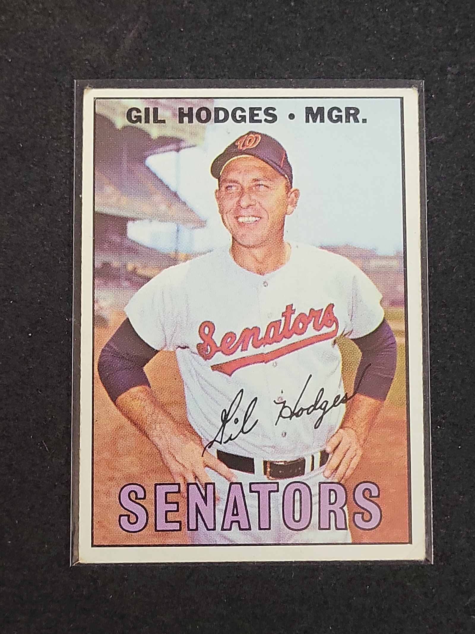 I03146 | 1967 Topps Baseball #228 Gil Hodges Washington Senators Manager Card (1 of 2)