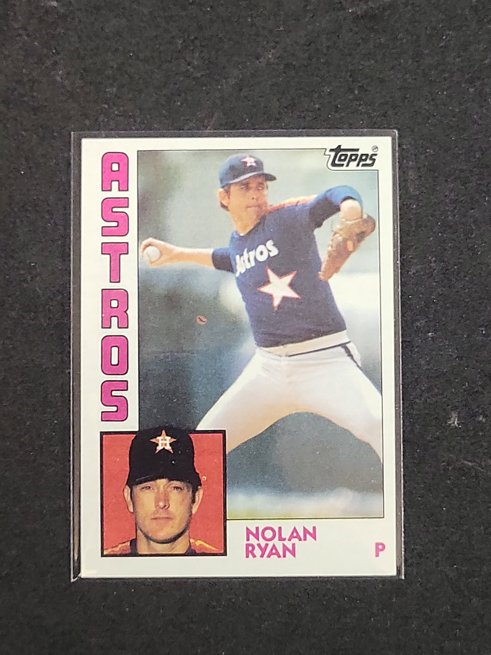 I03151 | 1984 Topps Nolan Ryan Houston Astros Baseball Card Number 470: BID PER WHAT YOU SEE IN THE PHOTO, NOT THE AI GENERATED TITLES AND DESCRIPTIONS! 1984 Topps Nolan Ryan Houston Astros Baseball Card Number 470 This is a 1984 Topps baseball card featuring Hall of Fame
