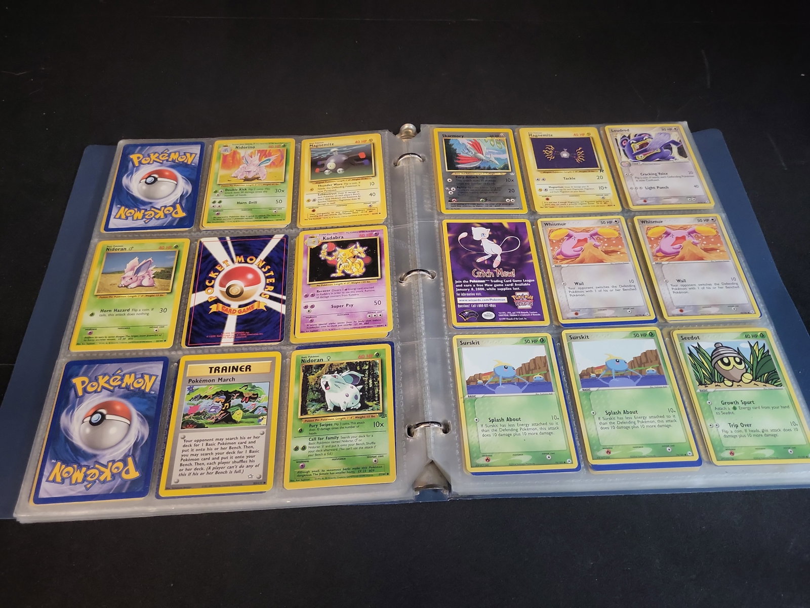 I02745 | A Collection of Vintage English and Japanese Pokemon TCG Cards in Binder (1 of 9)