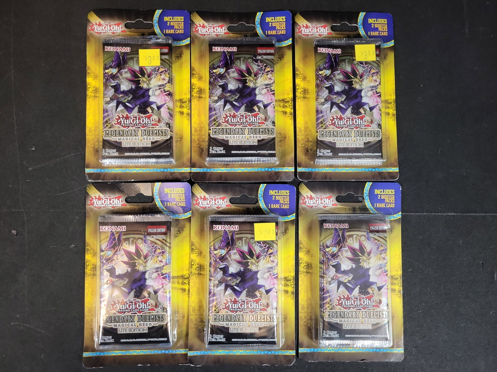 I03935 | Six Sealed Yu-Gi-Oh! Legendary Duelists Magical Hero Lite Edition Blister Packs (1 of 4)