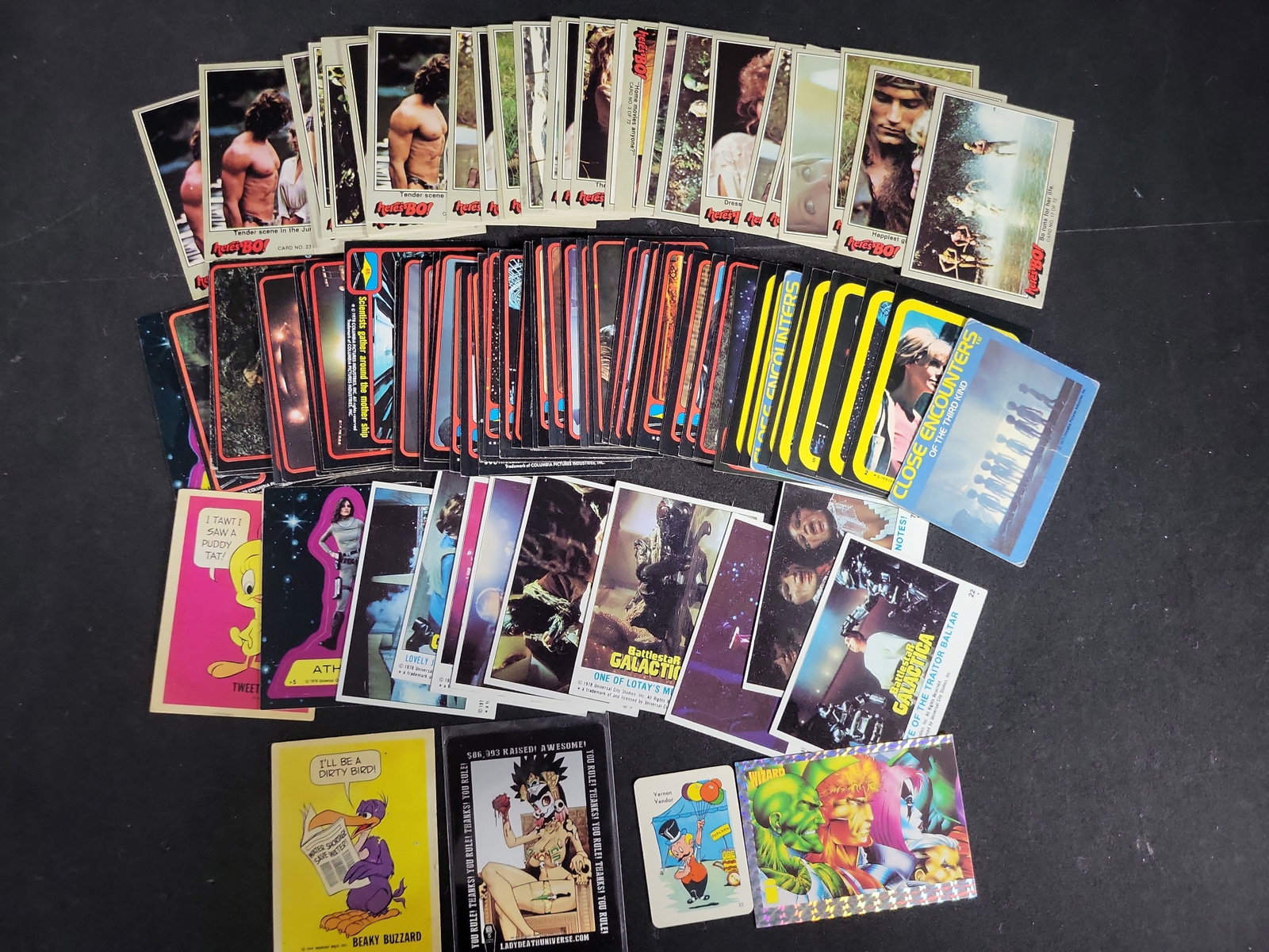 I03450 | An Assortment of Vintage and Modern Non-Sport Trading Cards Including Battlestar Galactica, (1 of 5)