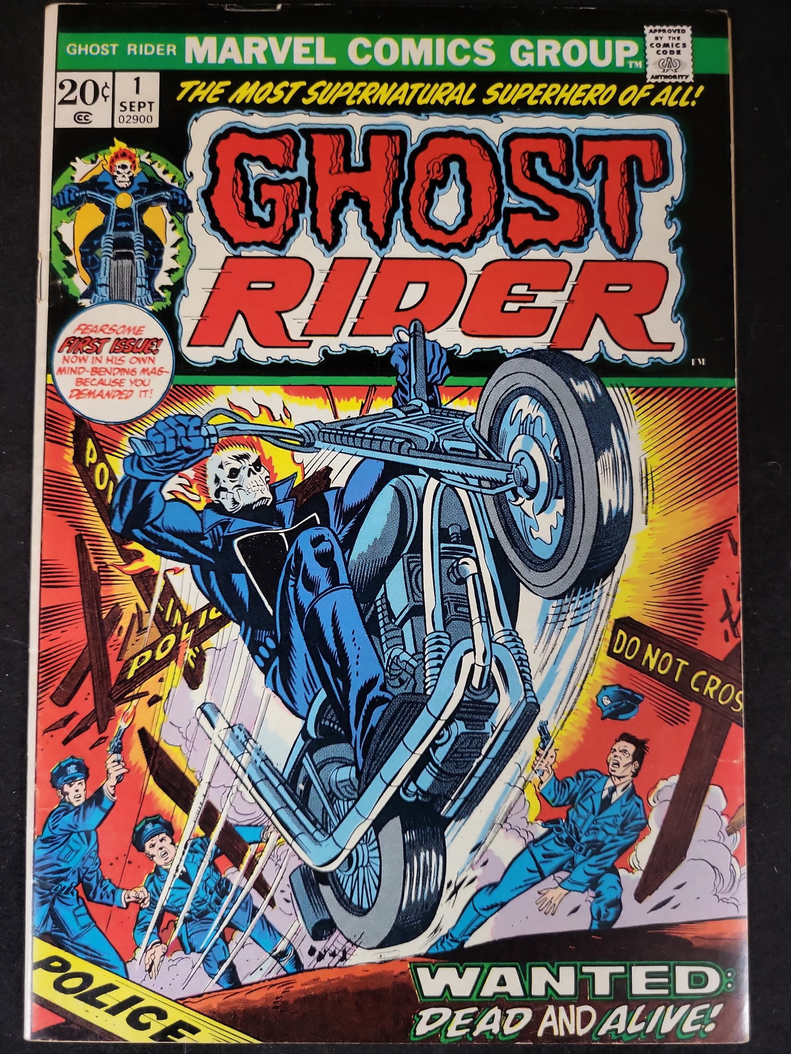 I03751 | Marvel Comics Ghost Rider Issue Number 1 September 1973 (1 of 5)