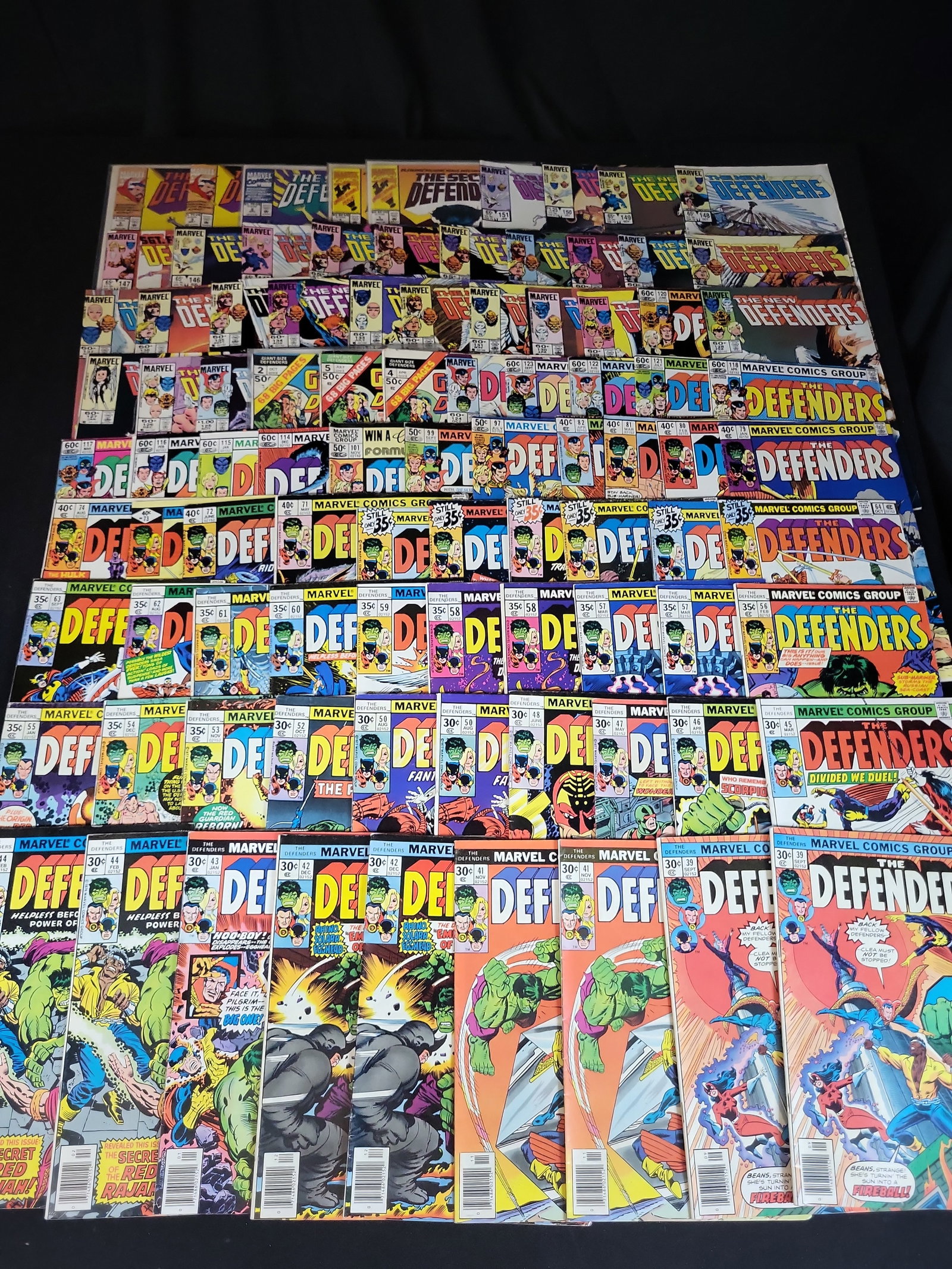 I03747 | A Collection of Marvel Comics The Defenders and The New Defenders Issues (1 of 11)