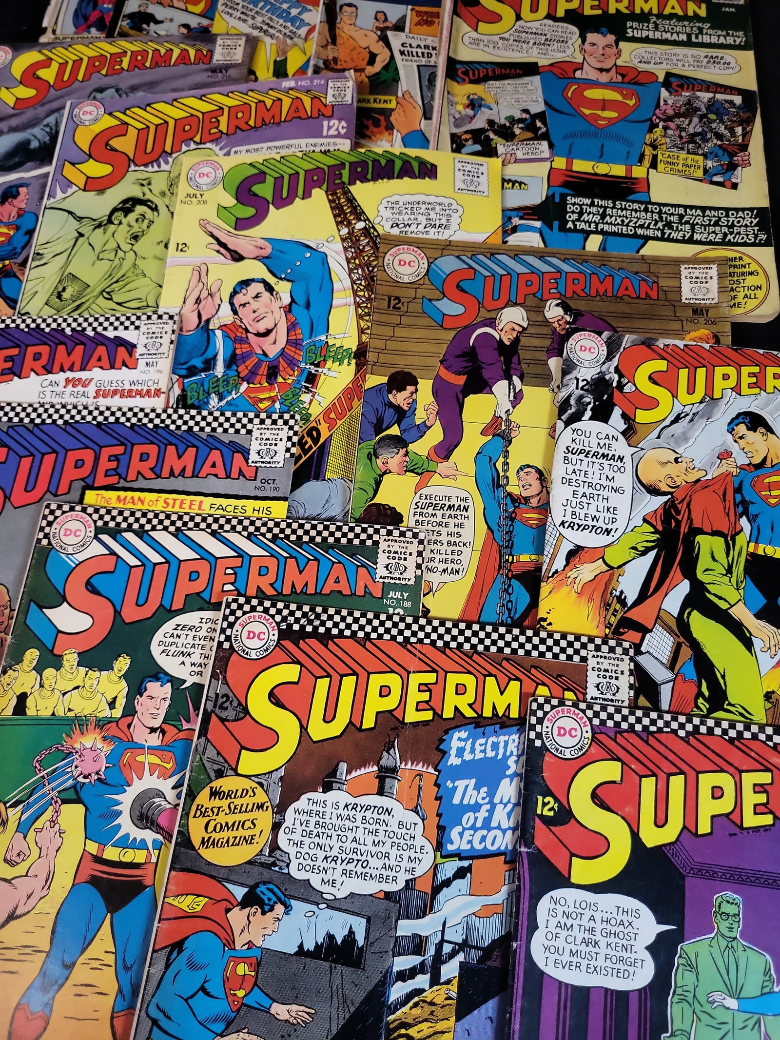 I03916 | A Collection of Vintage DC Superman Comic Books Silver and Bronze Age (1 of 10)