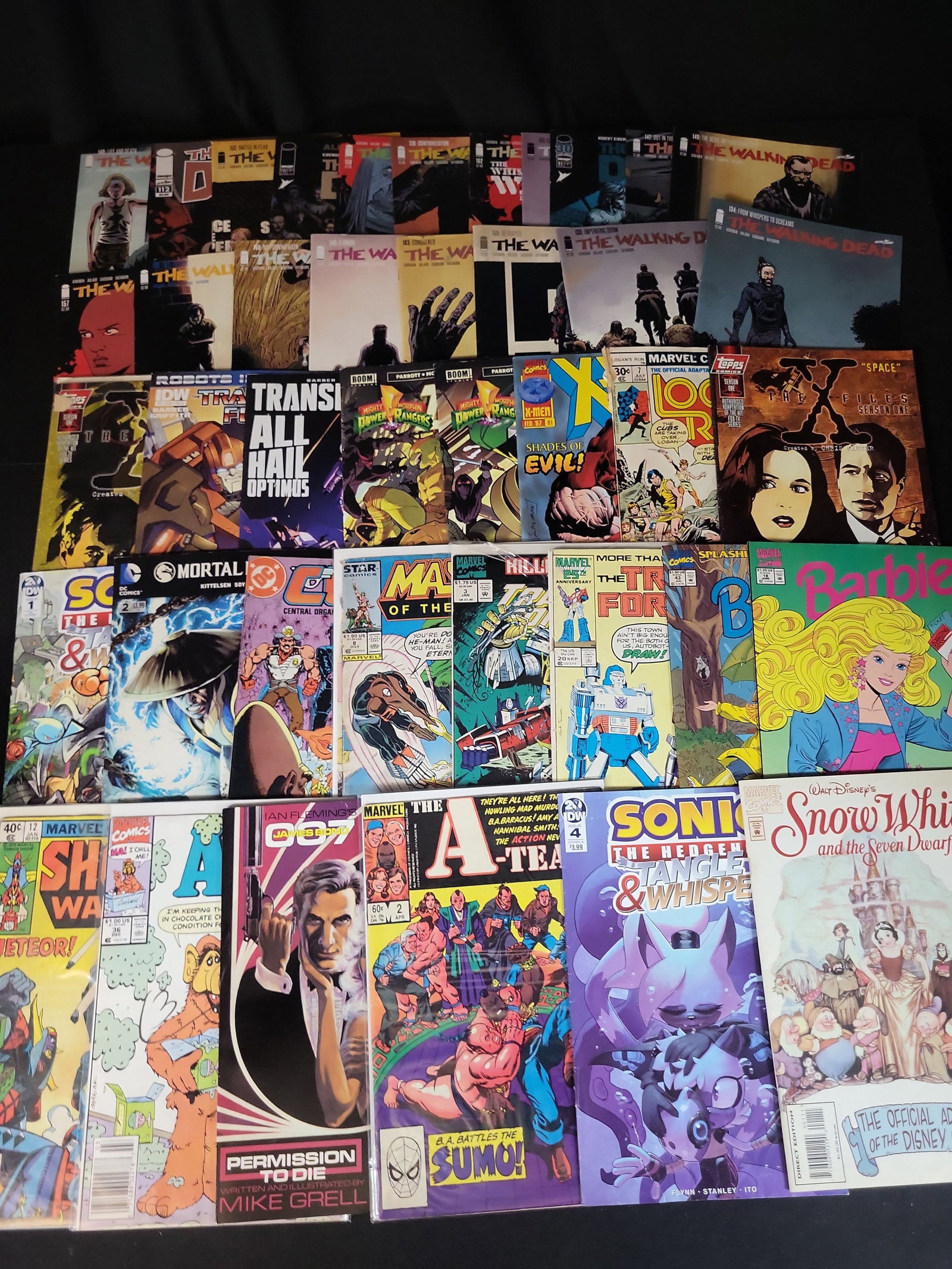 I03620 | A Collection of Bronze, Copper, and Modern Age Comic Books Featuring The Walking Dead, (1 of 8)