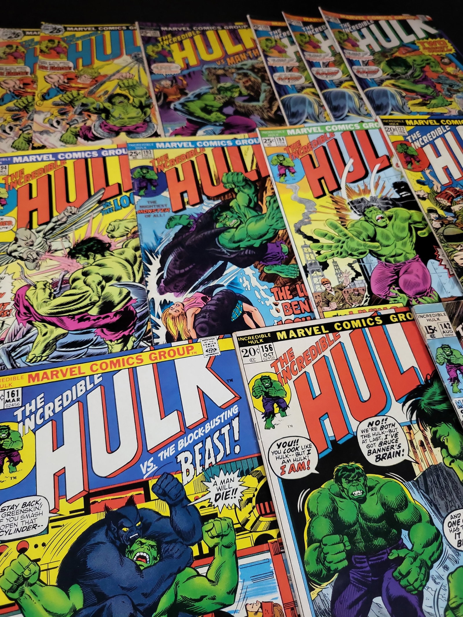 I03709 | A Collection of 13 Marvel Comics The Incredible Hulk Comic Books, 1971-1976 (1 of 6)