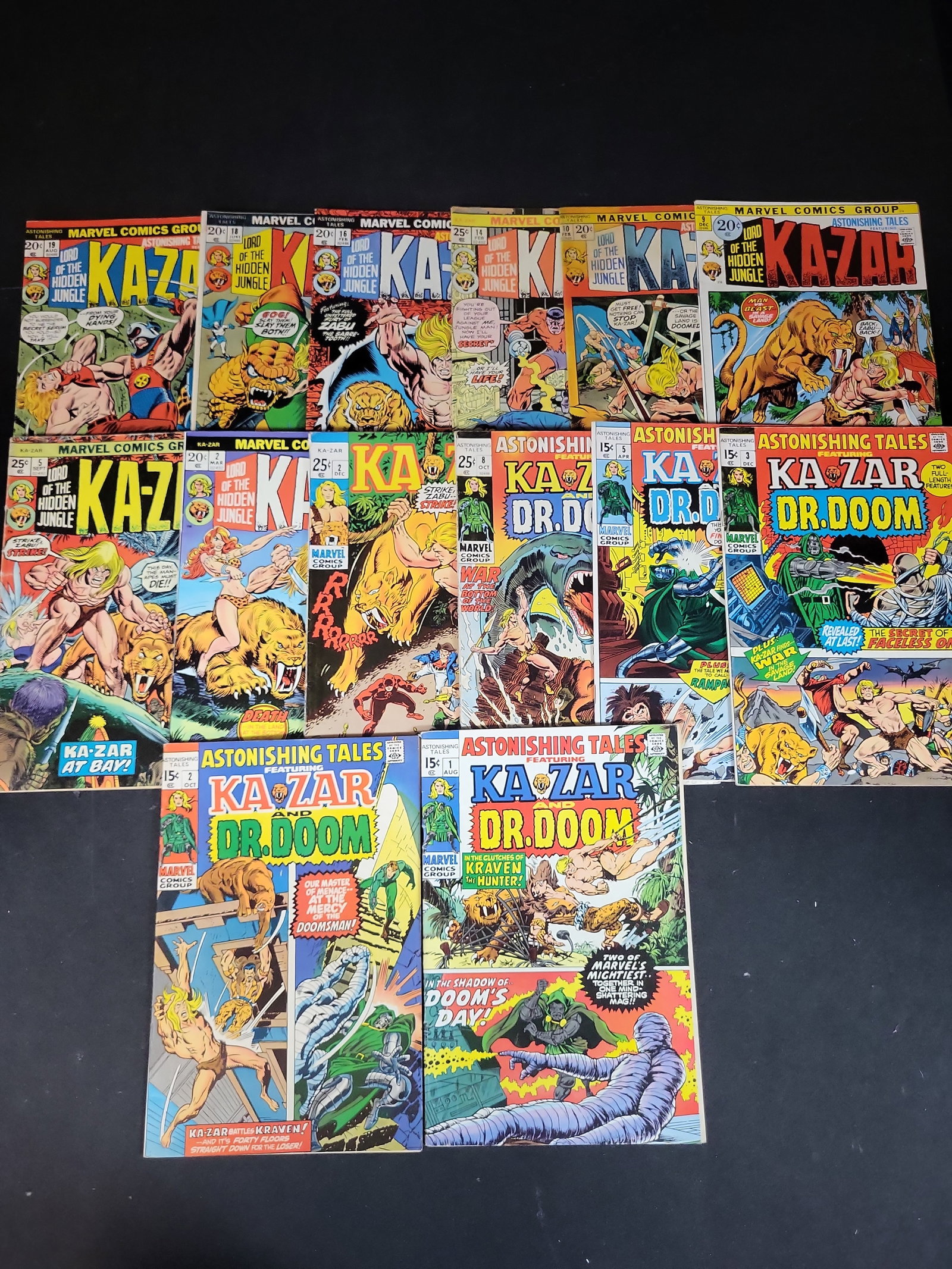 I03718 | An Assortment of Marvel Bronze Age Comic Books Including Astonishing Tales and Ka-Zar (1 of 6)