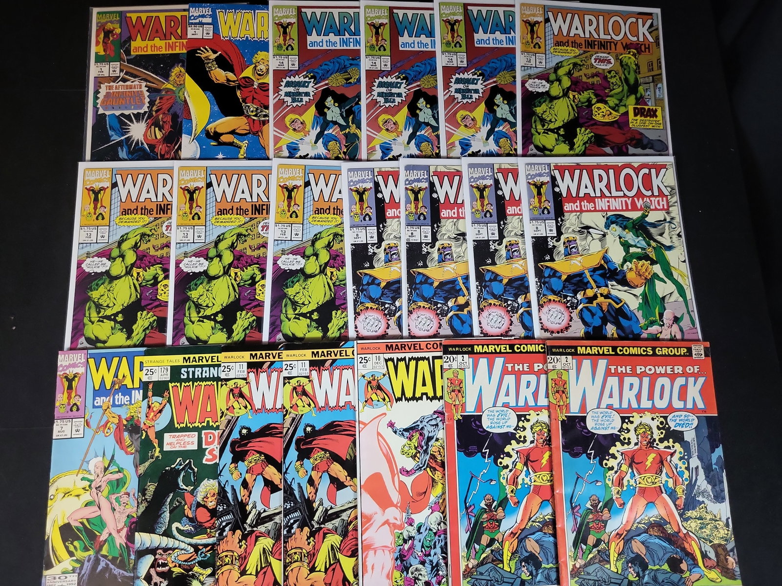 I03723 | Collection of Twenty Marvel Comic Books Featuring Adam Warlock 1972 to 1993 (1 of 7)