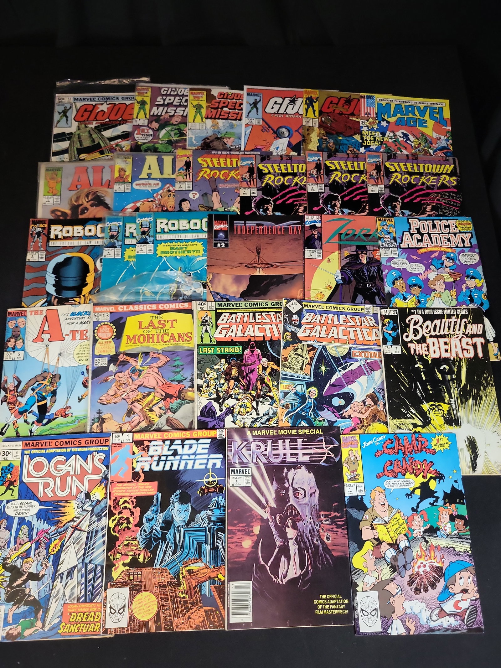 I03729 | A Collection of Vintage Marvel Comics Licensed Property and Film Adaptation Comic Books (1 of 10)