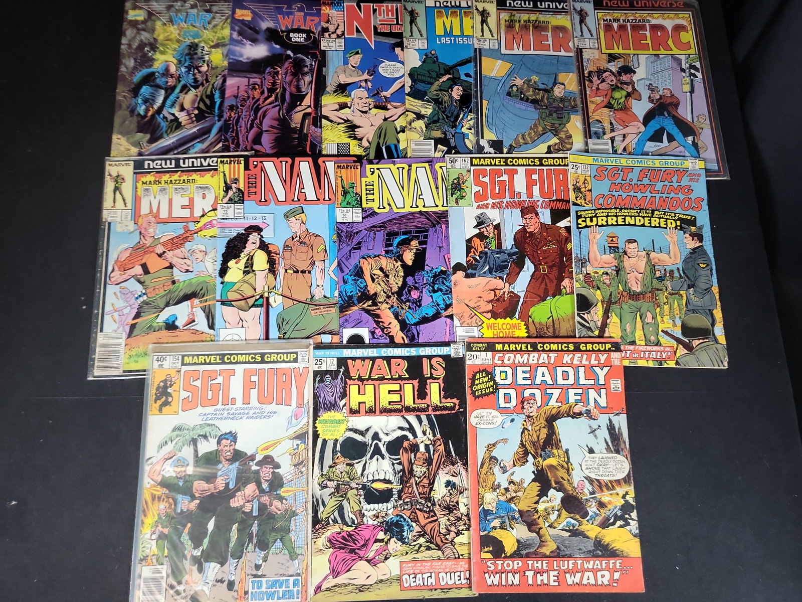 I03730 | Collection of 15 Marvel and Marvel Imprint War and Military Comic Books (1 of 6)