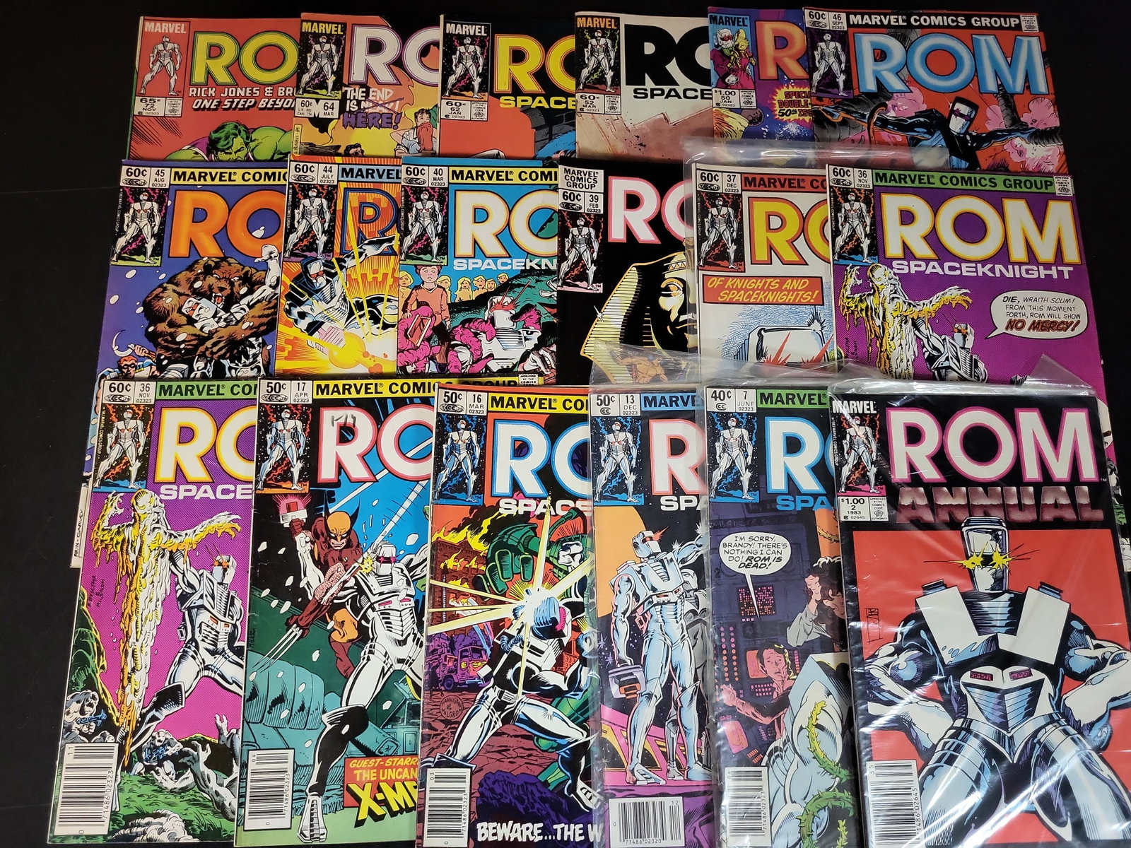I03774 | A Collection of Marvel Comics Group ROM Spaceknight Bronze Age Comic Books (1 of 6)