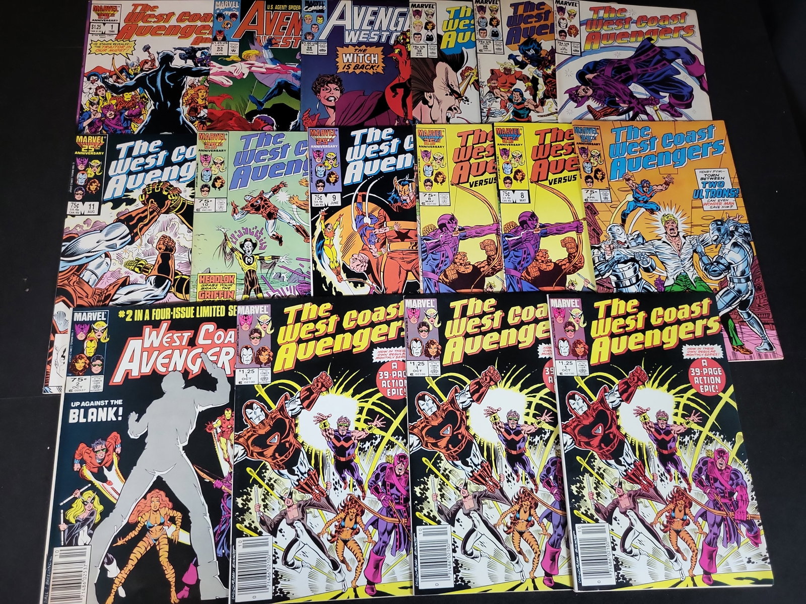 I03776 | Marvel West Coast Avengers and Avengers West Coast Comic Book Collection (1 of 7)