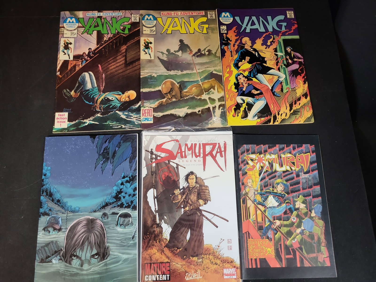 I03612 | A Collection of Six Martial Arts and Modern Horror Comic Books (1 of 5)