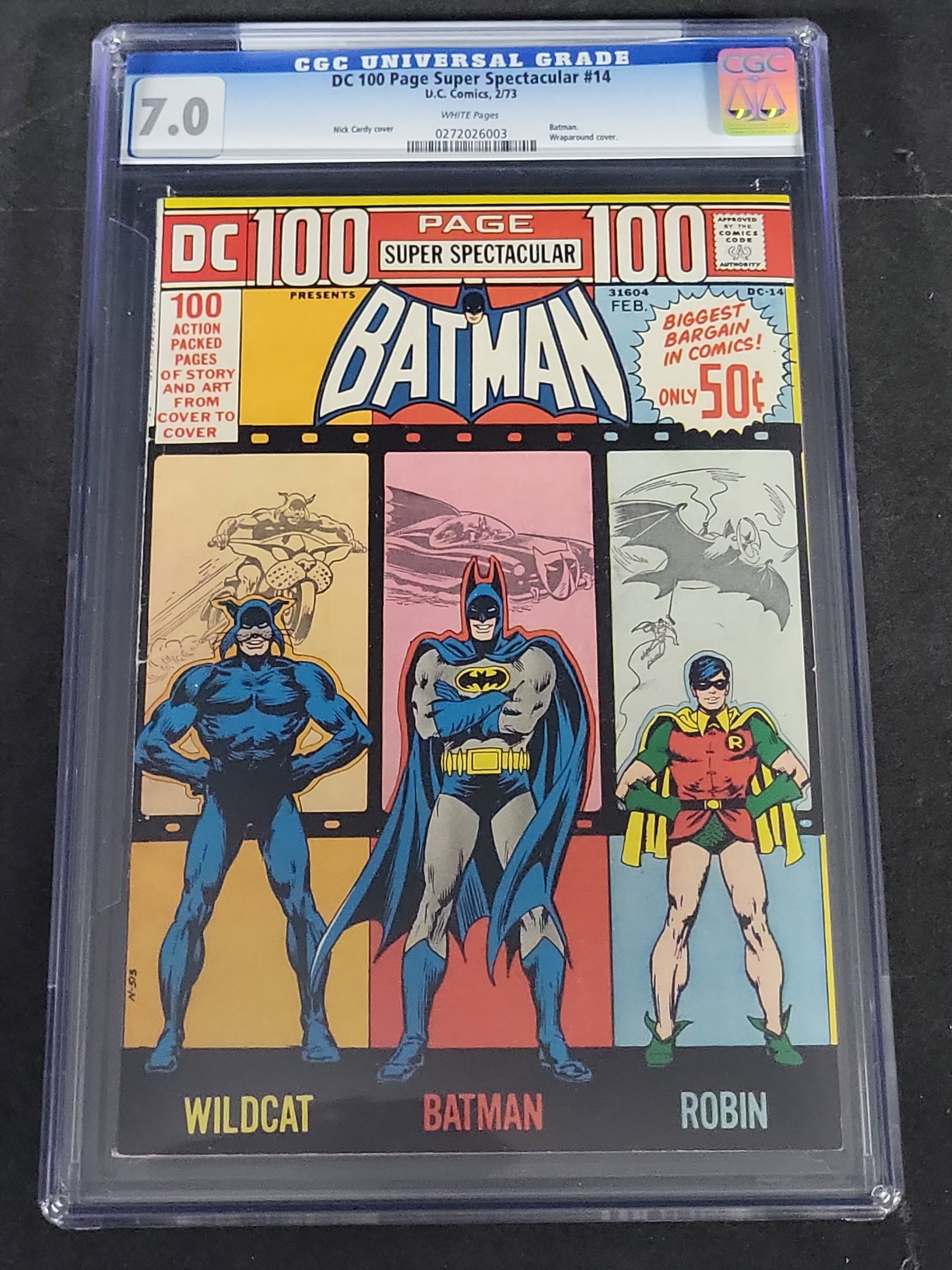 I03485 | DC 100 Page Super Spectacular 14 February 1973 DC Comics CGC 7.0 White Pages (1 of 2)