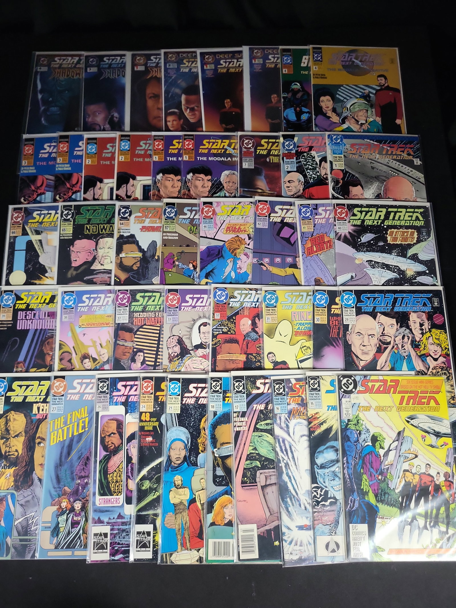 I03784 | A Collection of Vintage DC Comics Star Trek The Next Generation and Deep Space Nine Comic (1 of 9)