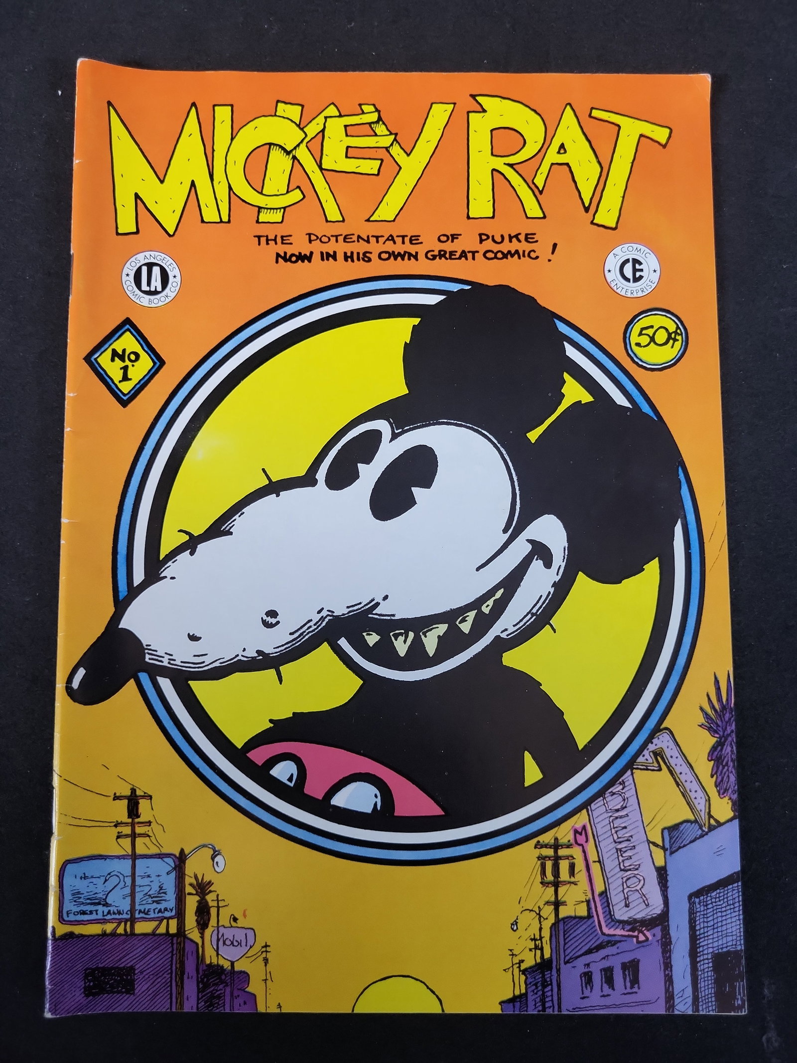 I03673 | Mickey Rat #1 (1972) First Printing Underground Comic Book, Los Angeles Comic Book Company (1 of 3)