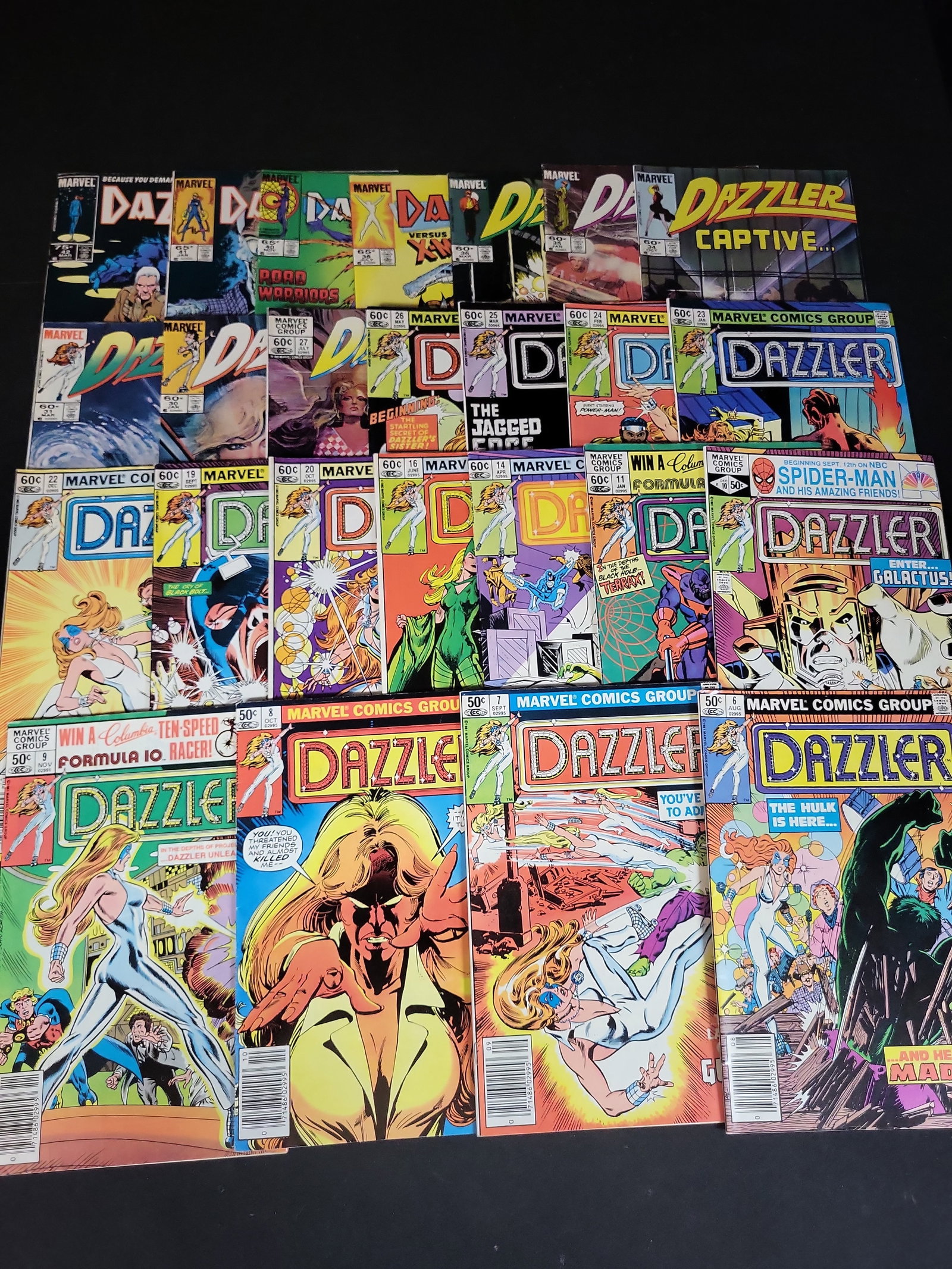 I03773 | A Collection of Marvel Comics Dazzler Comic Books, Issues 6-42 (1 of 9)