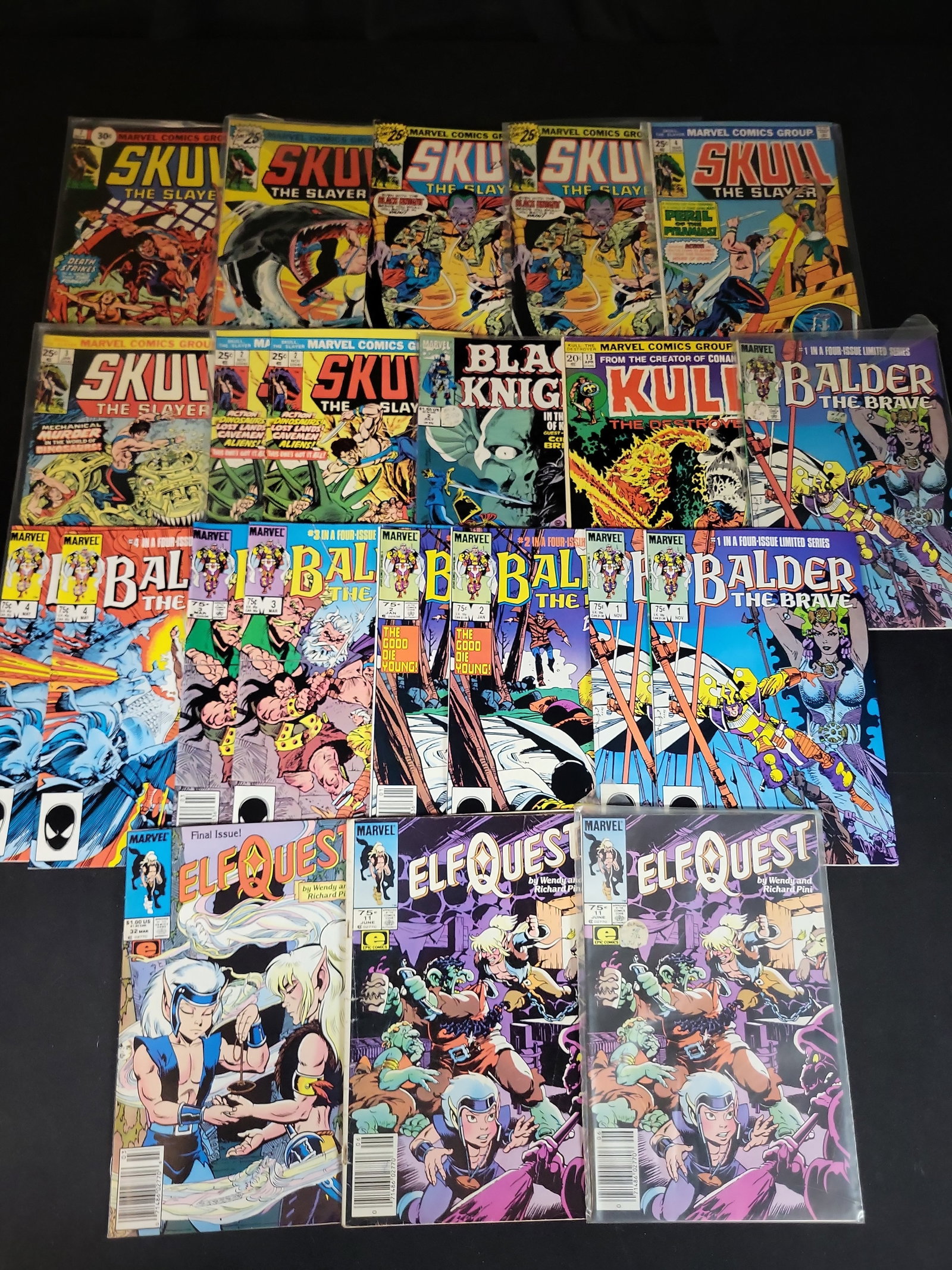 I03741 | A Collection of Vintage Marvel and Epic Comics Including Skull the Slayer and Balder the (1 of 8)