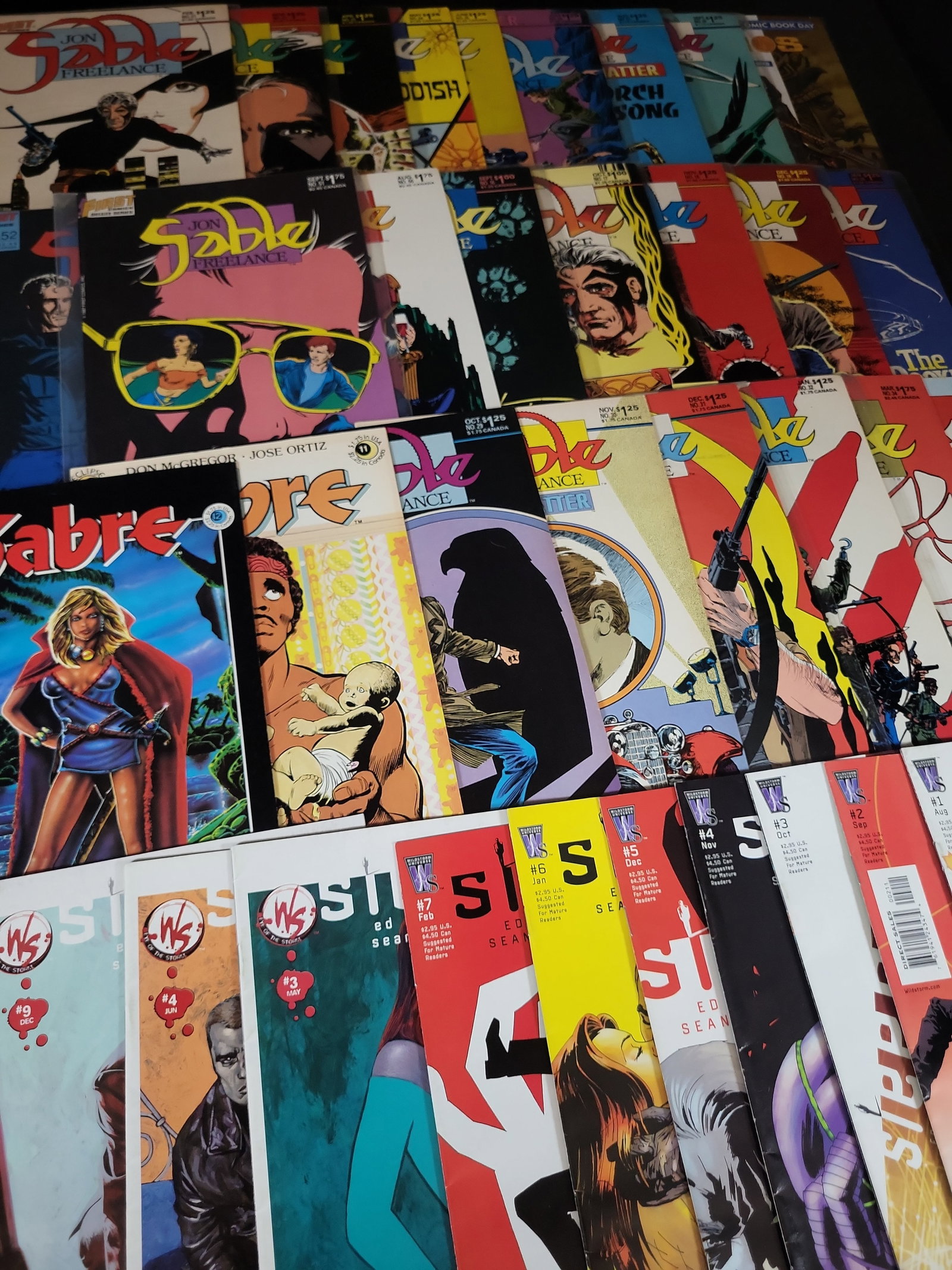 I03610 | A Collection of Approximately 35 Comic Books Featuring Sleeper, Jon Sable Freelance, and (1 of 6)