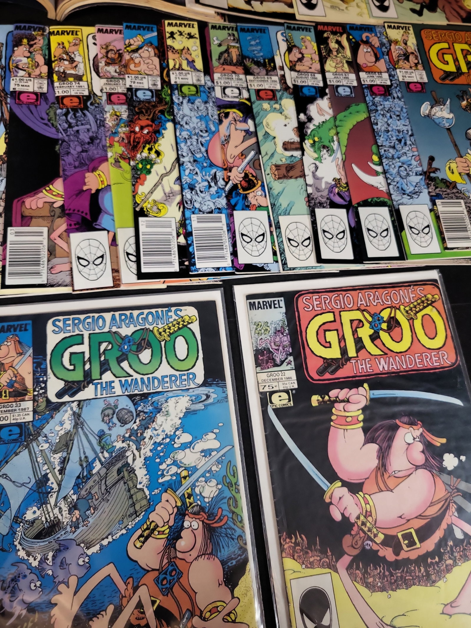 I03614 | A Collection of 22 Marvel and Epic Comics Featuring Groo the Wanderer, ElfQuest, and The (1 of 10)