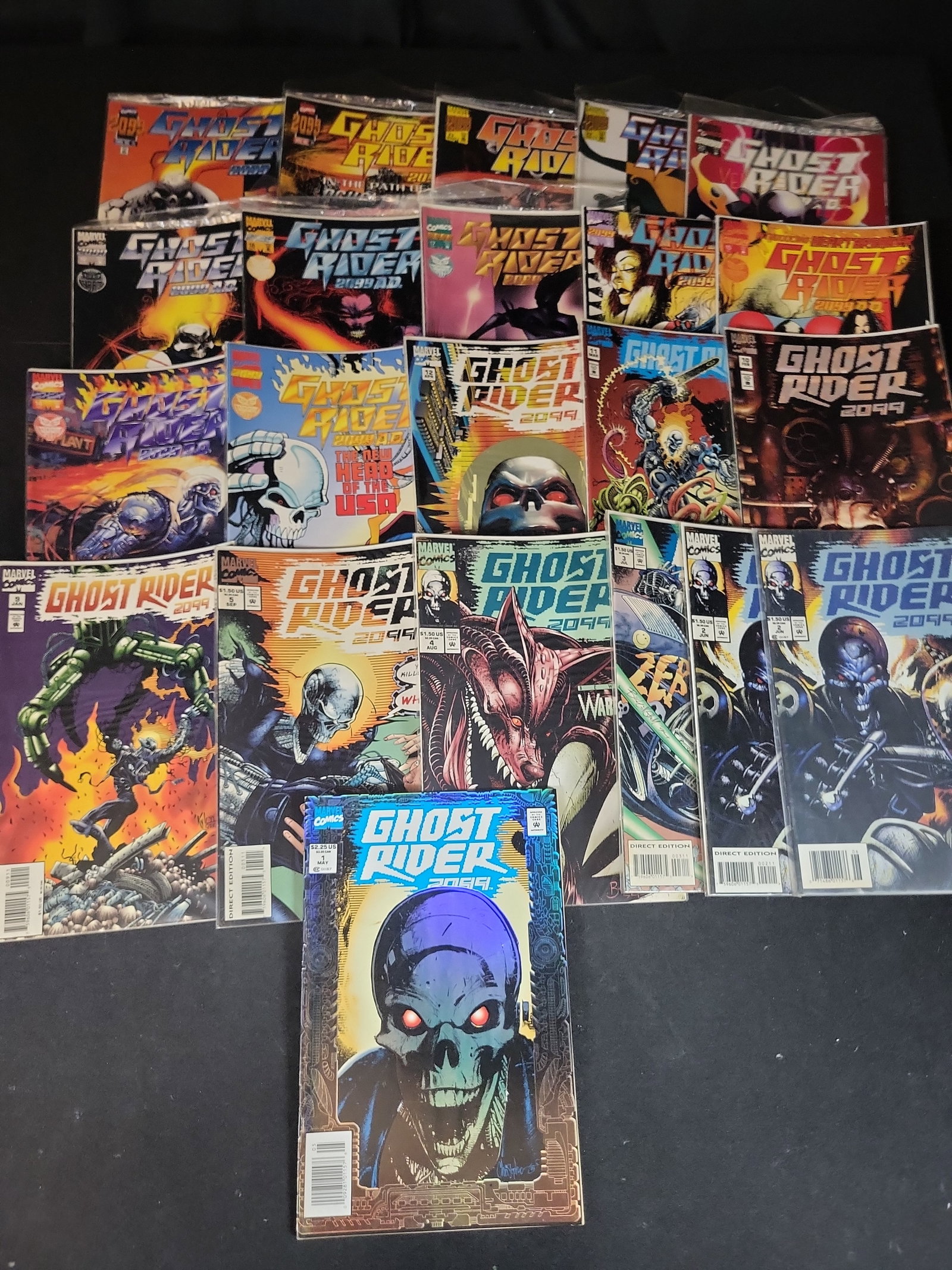 I03756 | A Collection of Marvel Comics Ghost Rider 2099 and Ghost Rider 2099 A.D. Comic Books (1 of 10)