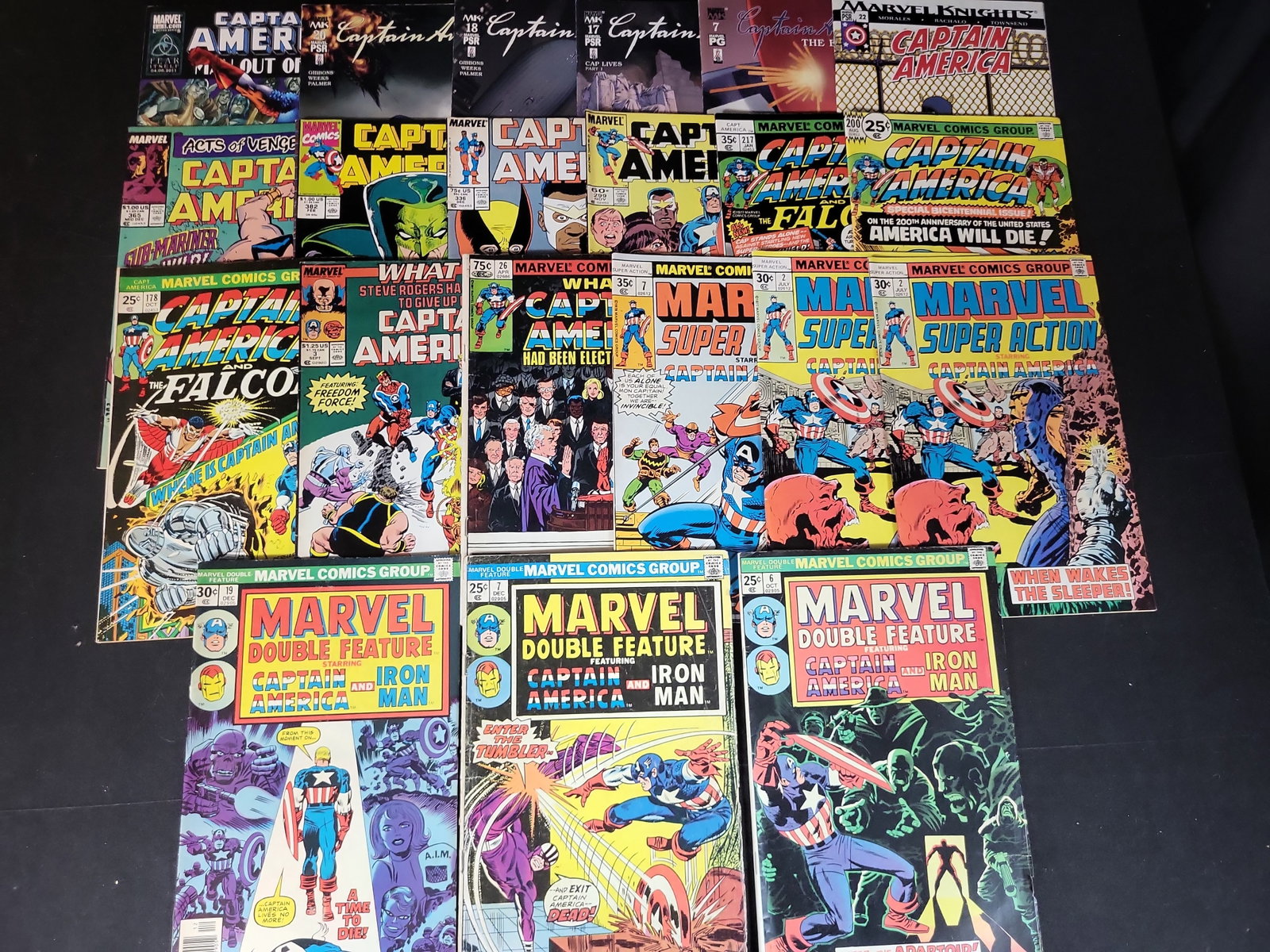 I03778 | A Collection of Captain America and Marvel Comic Books, Multiple Eras (1 of 7)