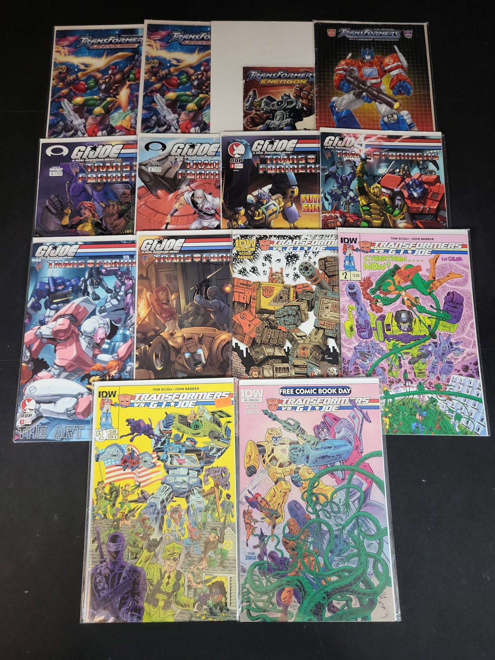 I03783 | A Collection of Transformers and G.I. Joe Crossover Comic Books and Convention Ephemera (1 of 8)