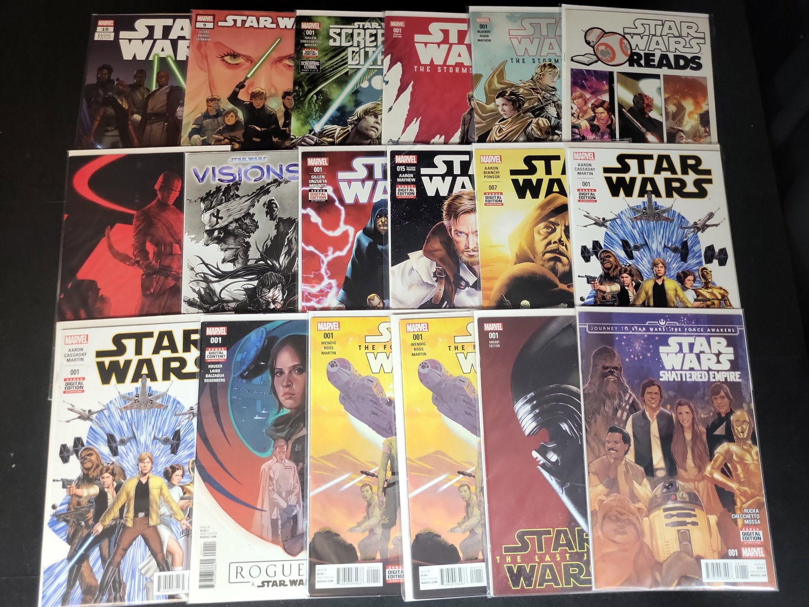 I03792 | A Collection of Modern Marvel Star Wars Comic Books (1 of 8)