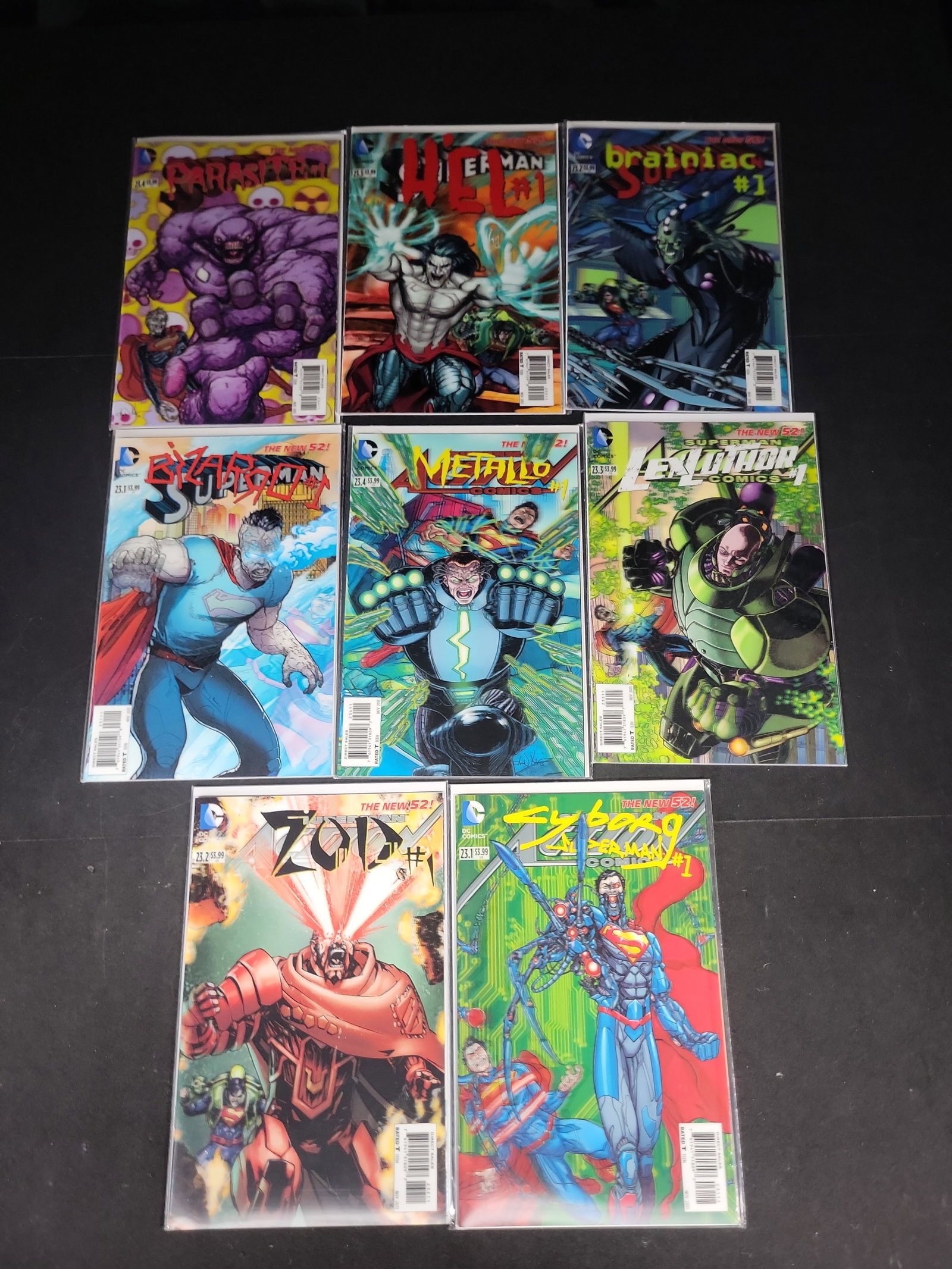 I03799 | A Collection of DC Comics The New 52 Superman and Action Comics Villains Month 3D (1 of 6)