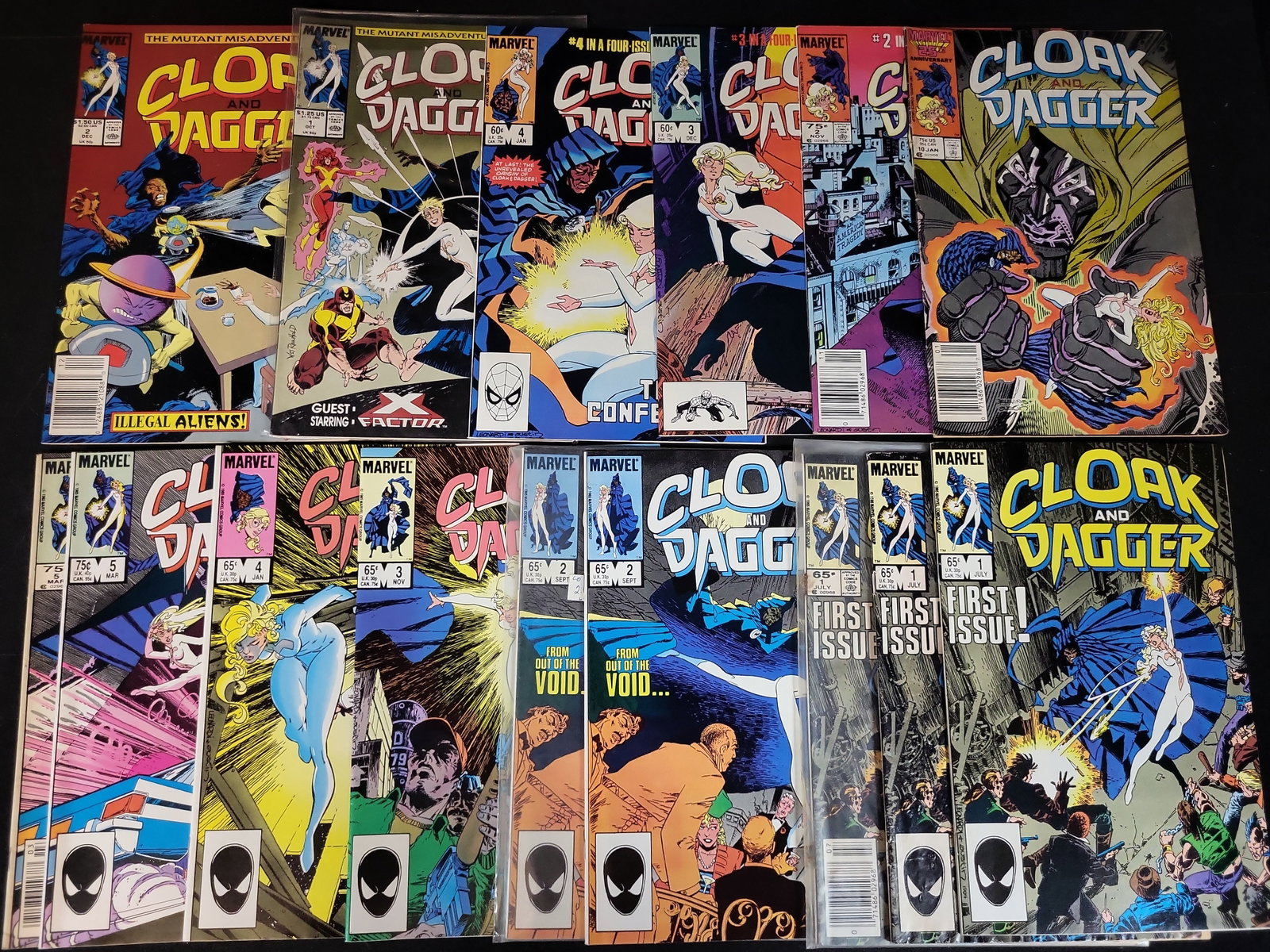 I03675 | Marvel Comics Cloak and Dagger Collection of 15 Issues (1983-1988) (1 of 5)